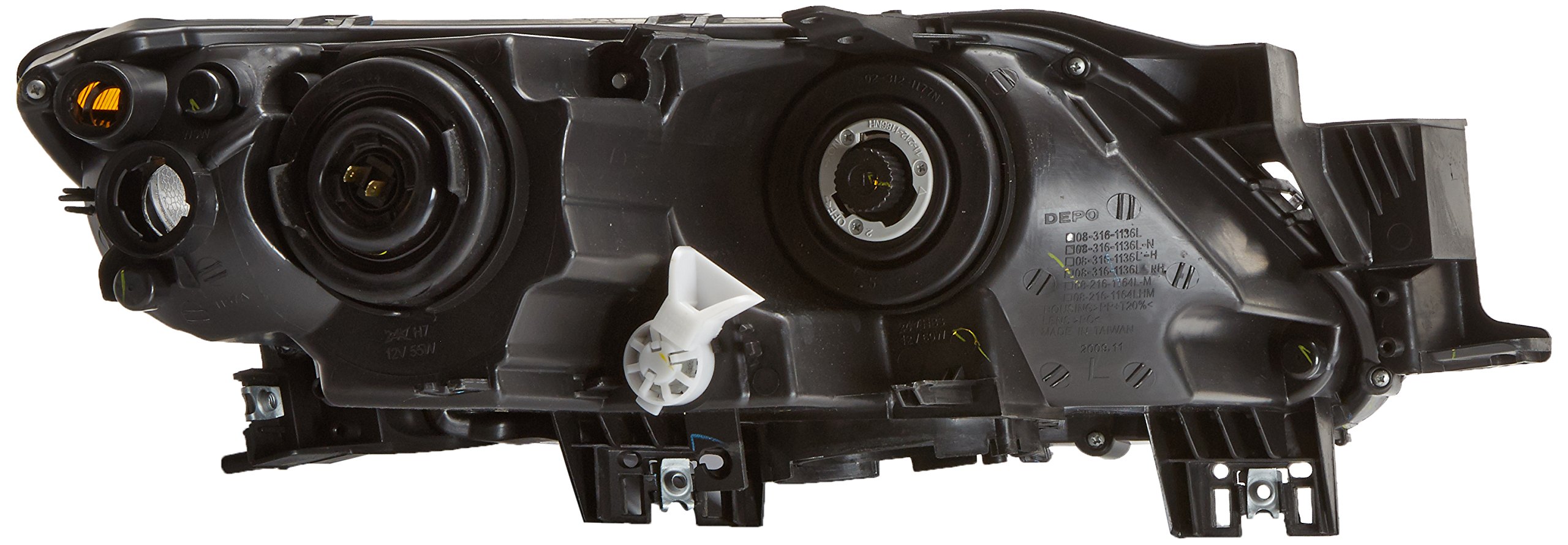 DEPO 316-1136R-USD2 Replacement Passenger Side Headlight - View #3