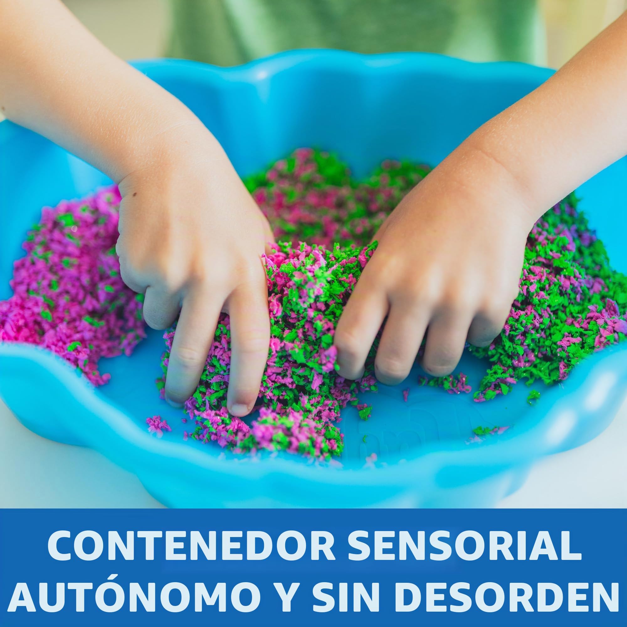 Learning Resources Taller de Juegos sensoriales con Playfoam Pluffle, Juegos creativos con Espuma blandita y mullida, Juguete con Bandeja táctil para niños de Preescolar, 3+ años (1945)