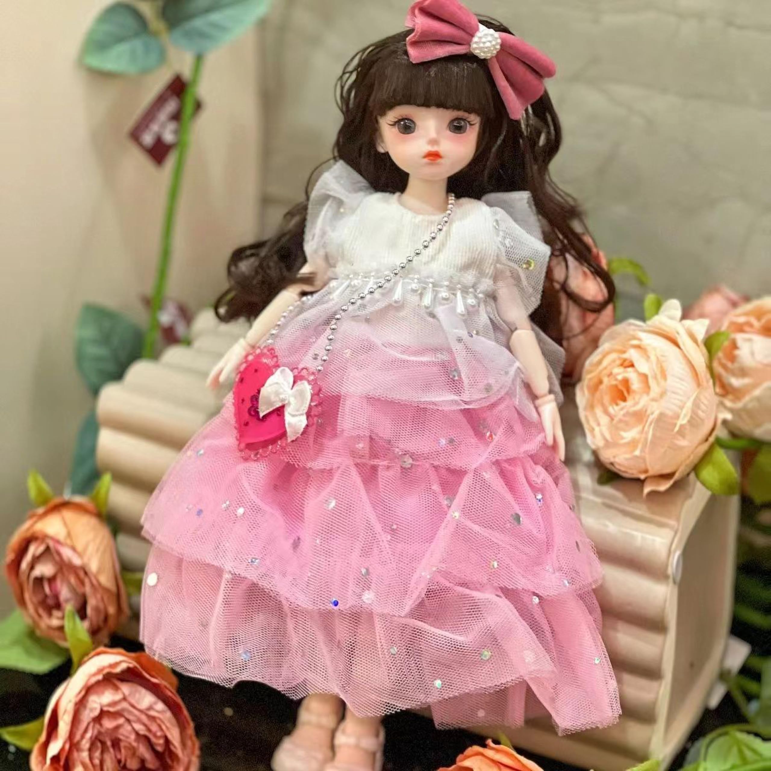 1/6 BJD Ball Jointed Blythe Smart Doll With Clothes - Anime Kawaii Myou Doll (BaiTao)