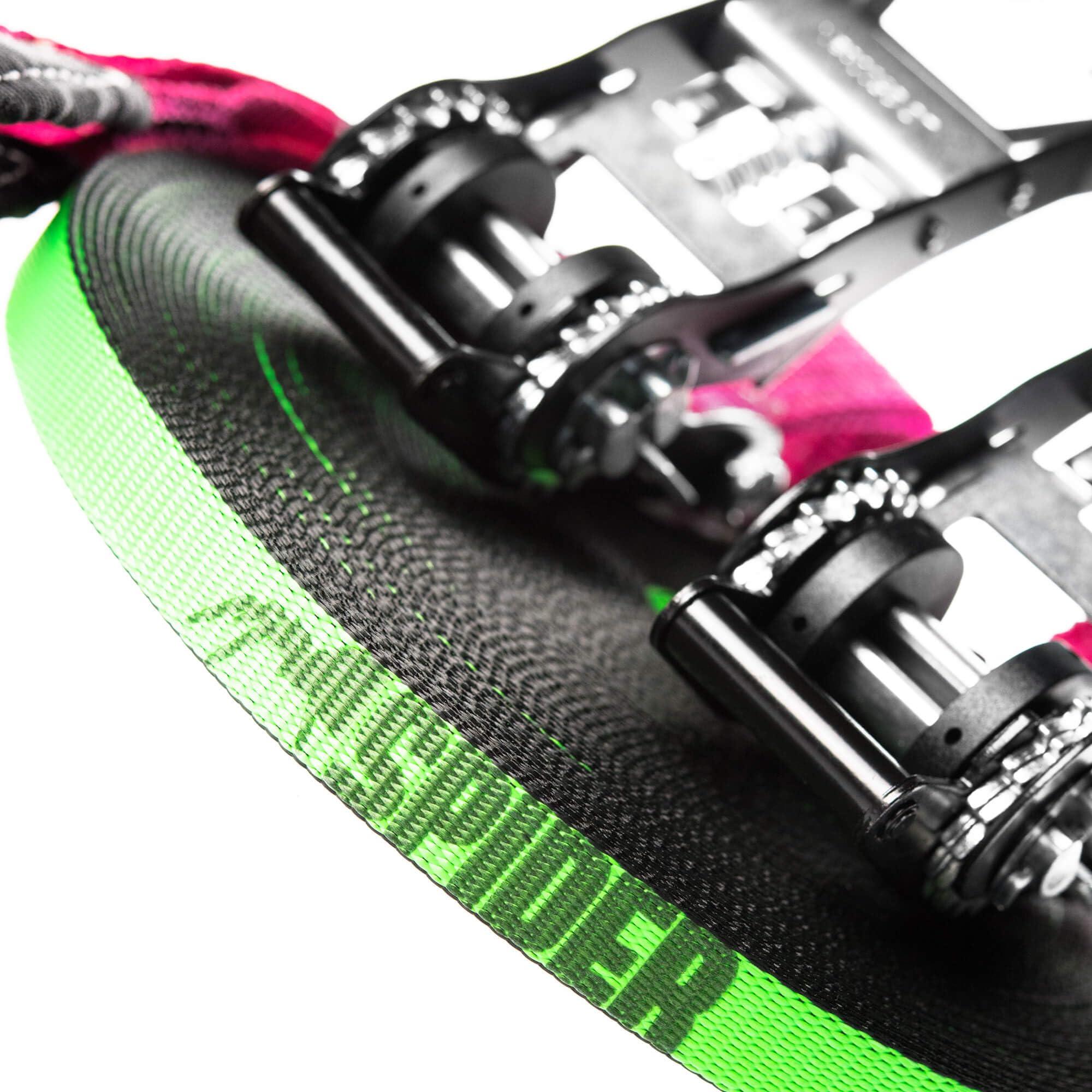 LKS02 - Kit Longline Fly Line 35, Slackline 30 m, zwei Hummer-Ratschen, Gurt 2,5 m, Slingbag inklusive - Komplett-Kit für Slackliner