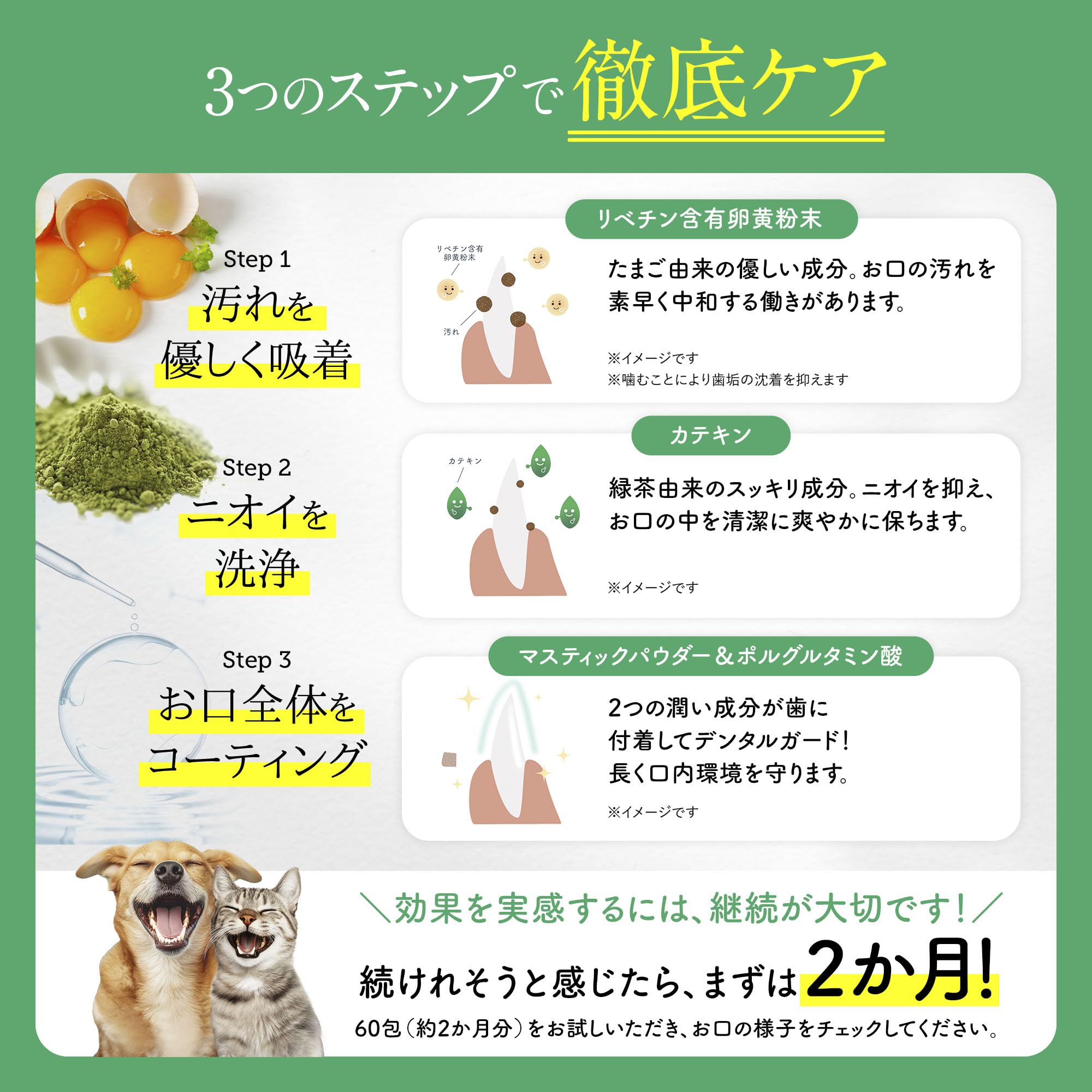 Amazon.co.jp: [犬猫生活] デンタルふりかけ 犬猫兼用 [国産 無添加