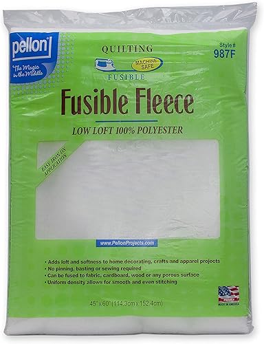 Pellon 987F - Forro polar fusible de 45 x 60 pulgadas