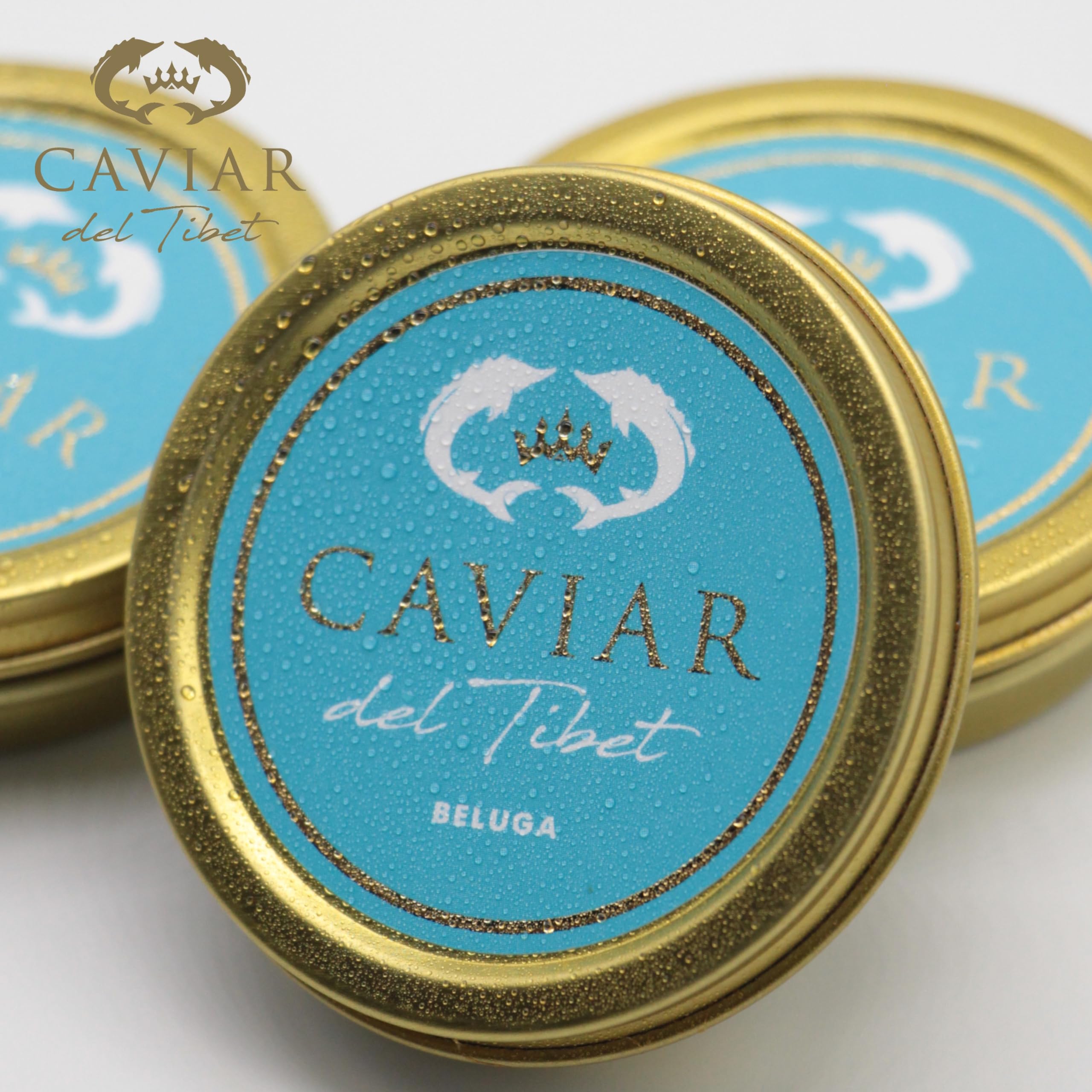 Caviar del Tíbet – Caviar Beluga 100 GR – Caviar de Esturión Huso Dauricus – Huevas de Caviar Kaluga – Caviar Gourmet…