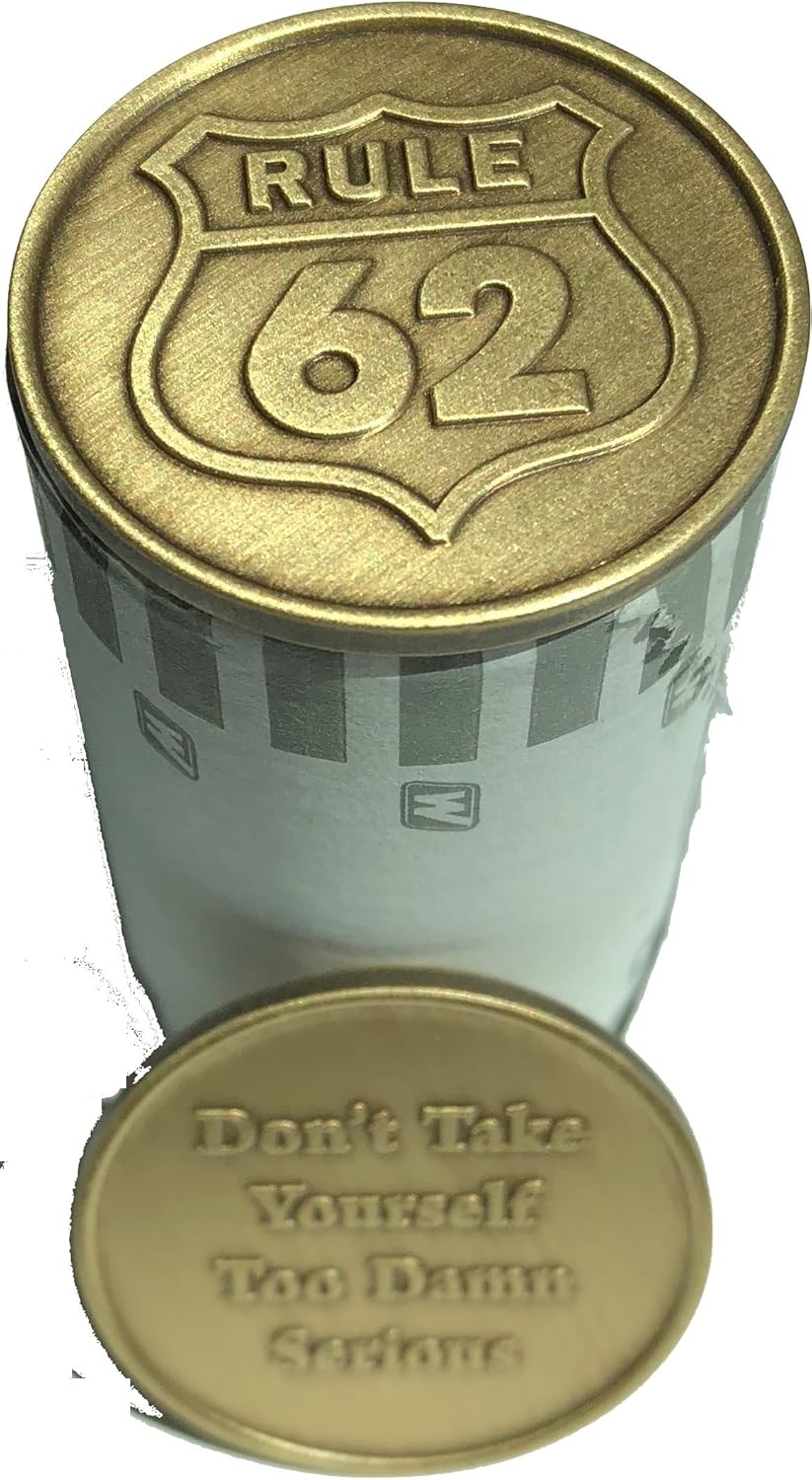 RecoveryChip Bulk Lot of 25 Rule 62 Don't Take Yourself Too Damn Serious AA Medallion Sobriety Chips