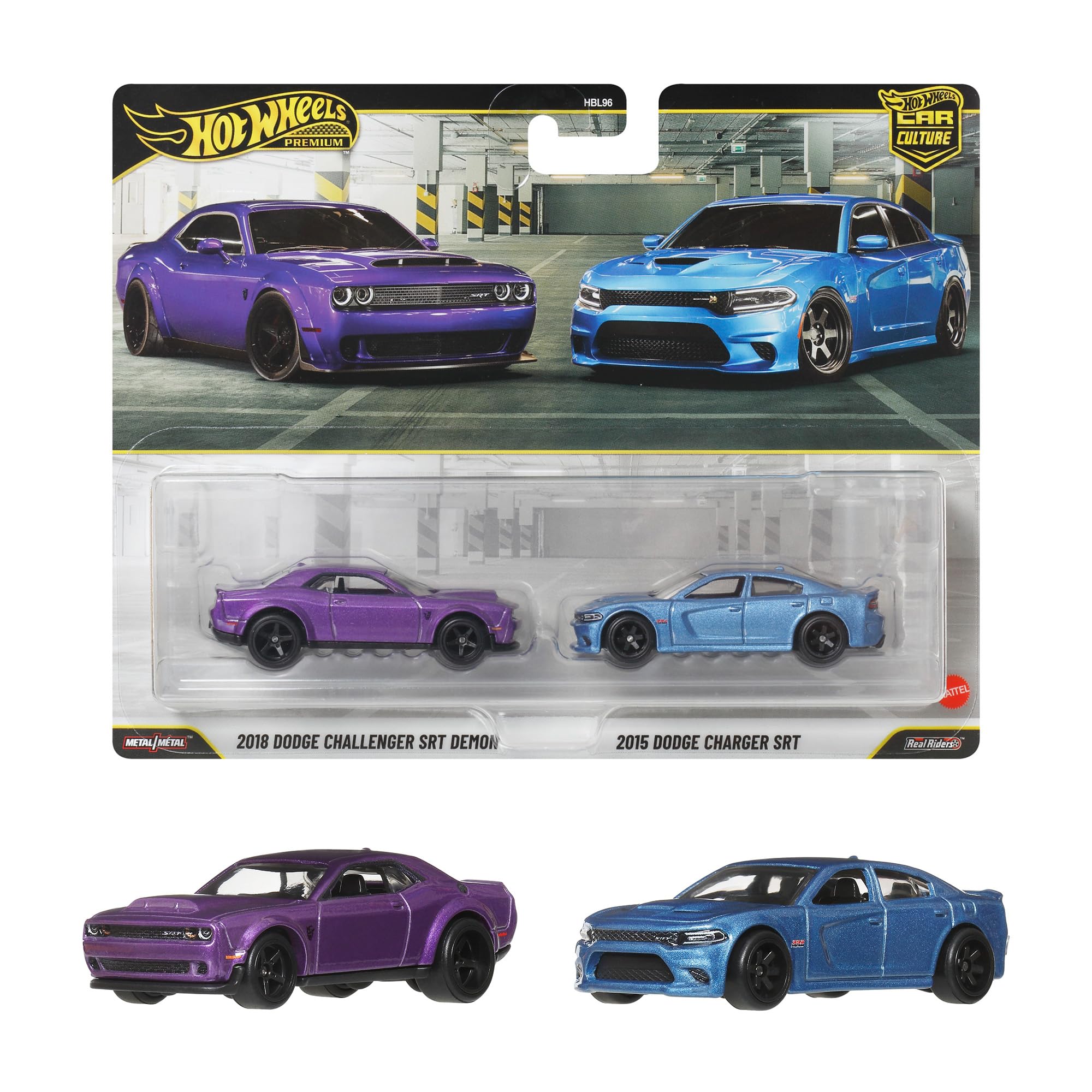 Amazon | ホットウィール(Hot Wheels) プレミアム2パック 2018 ダッジ