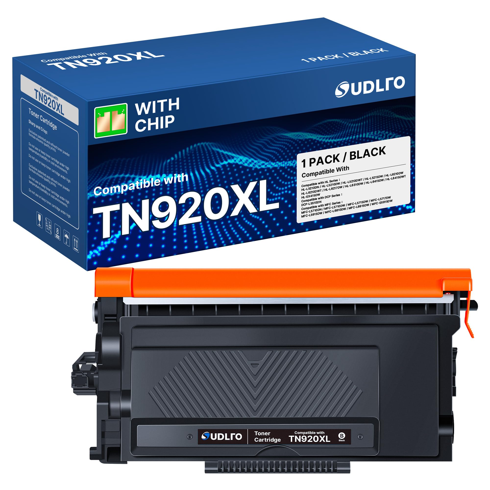 Compatible TN920XL Toner for Brother Printer Replacement for TN920XL TN920 use with HL-L6210DW HL-L6210DWT HL-L6310DW HL-L5210DW HL-L5210DWT