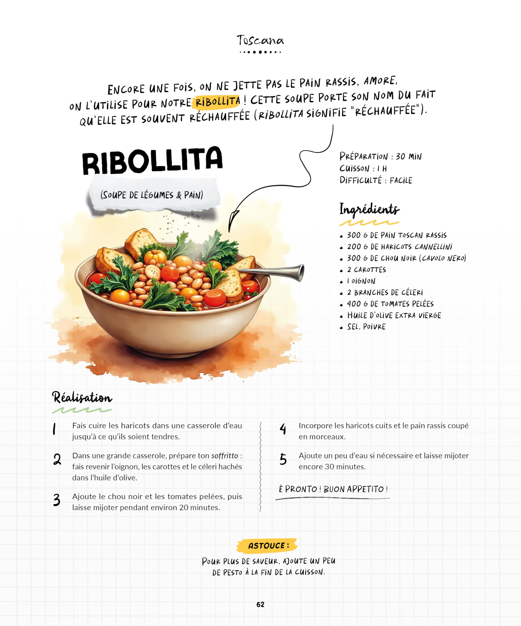 Amore, en Italie on fait ça comme ça !: 100 recettes régionales que seuls les italiens connaissent