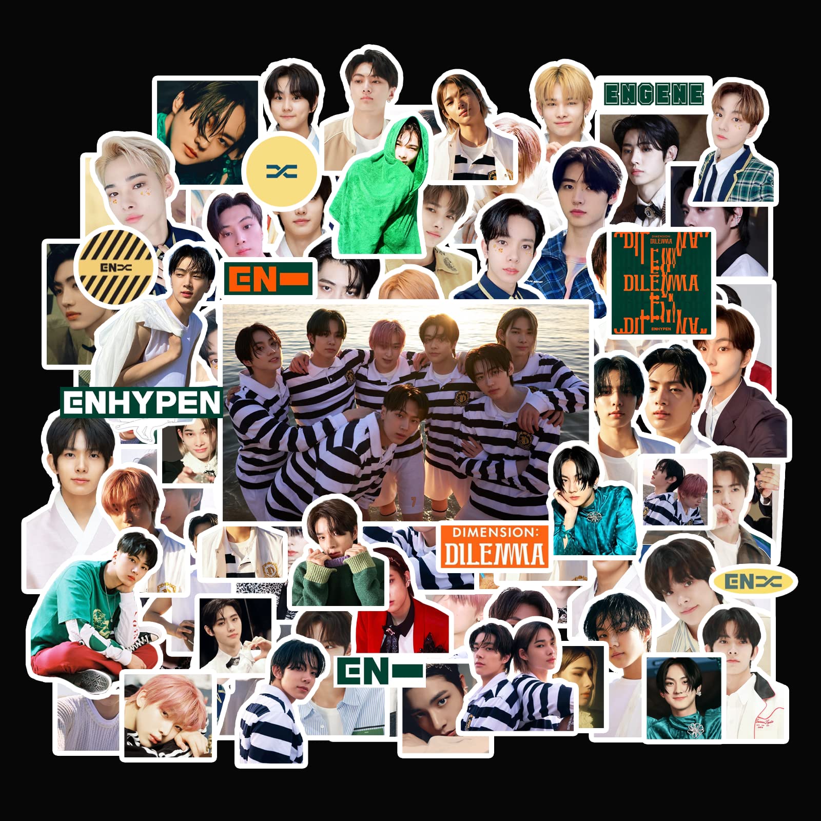 Buy MUSITE100pcs ENHYPEN SticKers PacK Dimension Dilemma Album