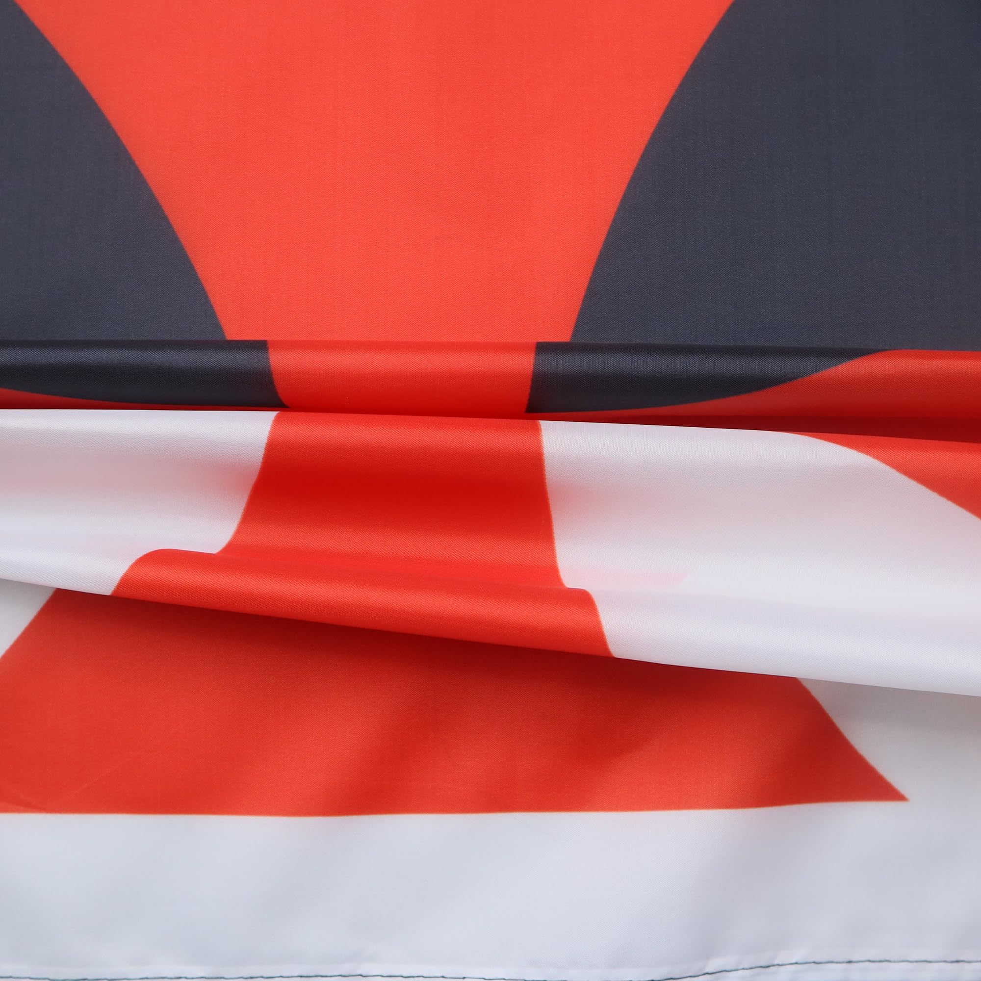 Drapeau Templiers Baussant en Polyester 100D avec Fourreau, 90cm x 60cm