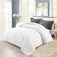 Vista 5 de YIYEA Juego de 2 fundas de almohada estándar de microfibra ultra suave de doble cepillado, fundas de almohada estándar, fundas de almohada florales