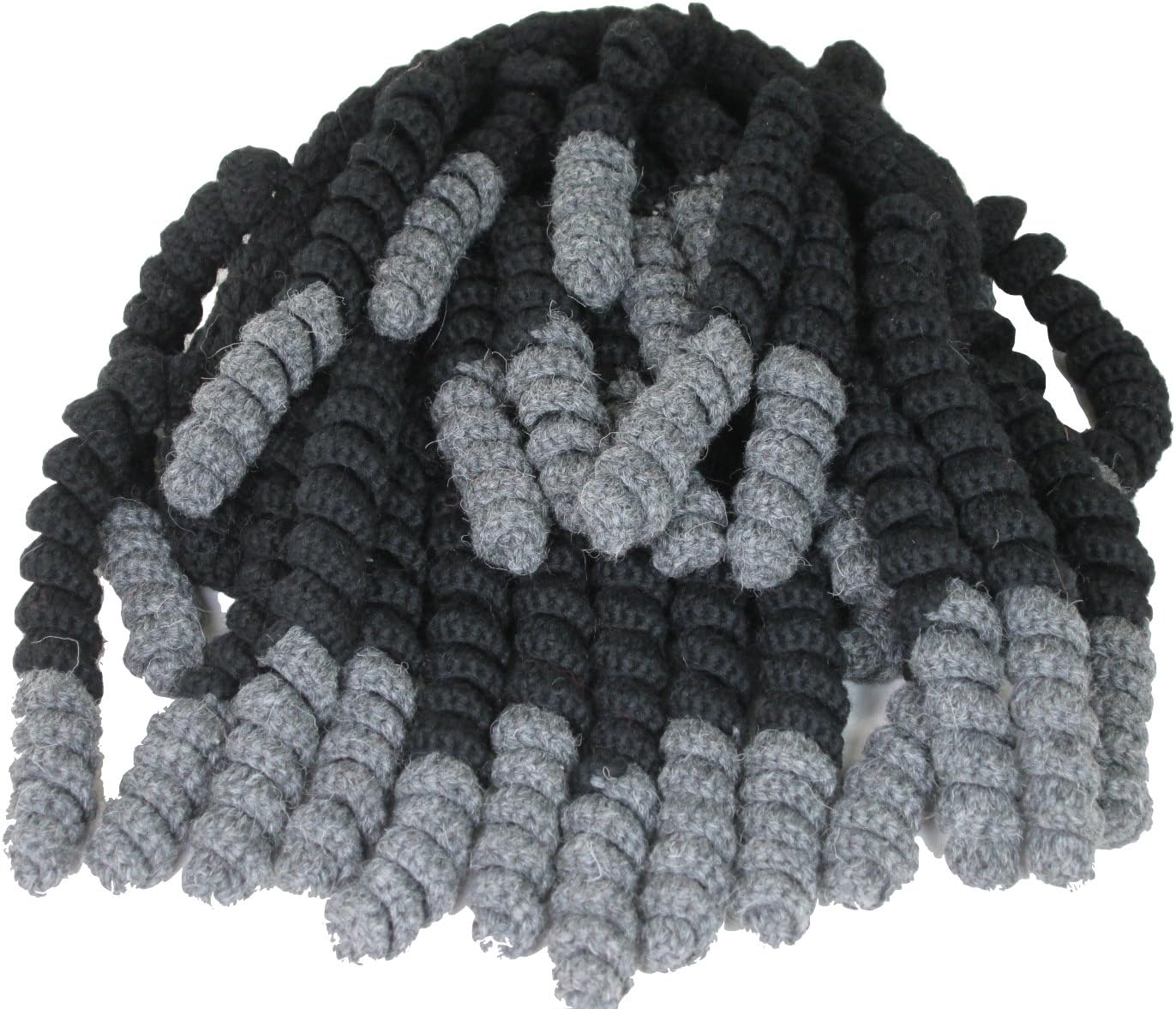 Peruvian Trading Co New 100% Peru Highland Wool Nordic Winter SKI HAT Dreadlocks Black