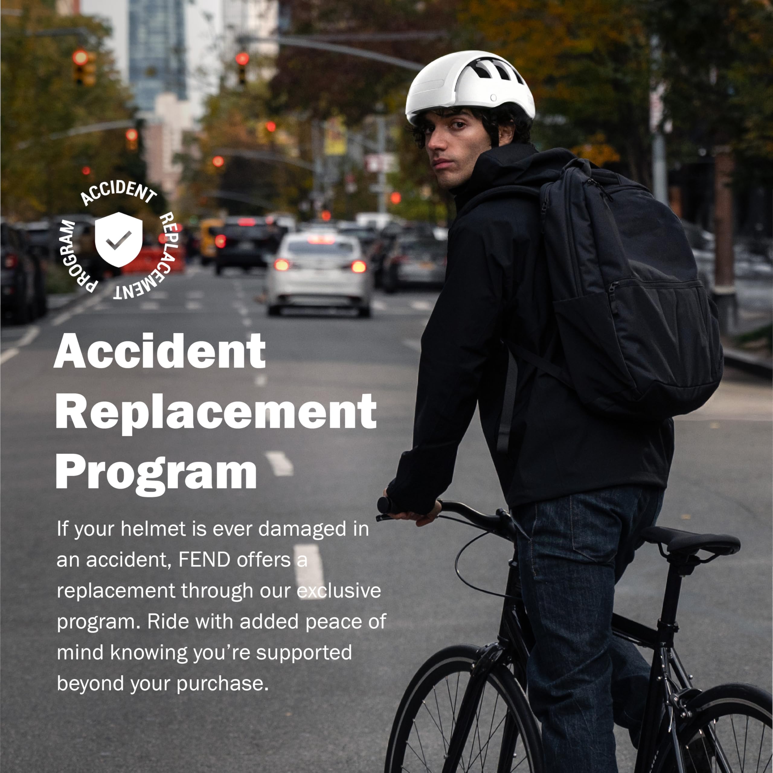 FEND Casco da bicicletta super pieghevole, certificato CPSC/EN1078, per adulti, pendolari, e-bike, scooter