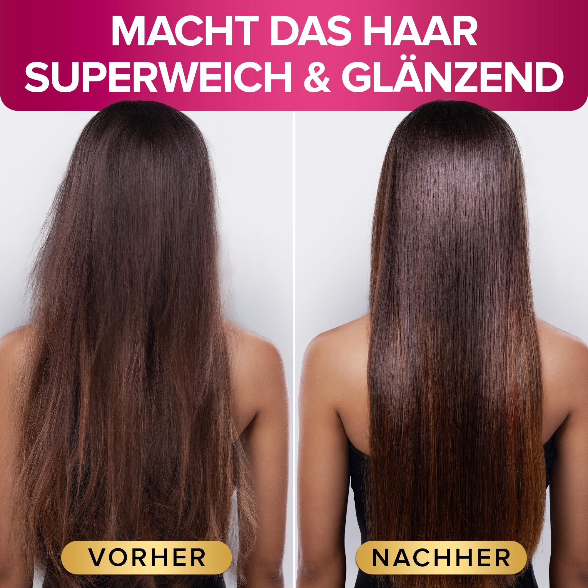 NYK1 Sulfatfreies Shampoo Und Conditioner (2 x 500ml) Ideales Keratin Shampoo Und Pflegespülung Nach Der Pflege Der Haare Für Haarglättung - Salzfreies Shampoos Ohne Sulfate Parabene Und Silikone