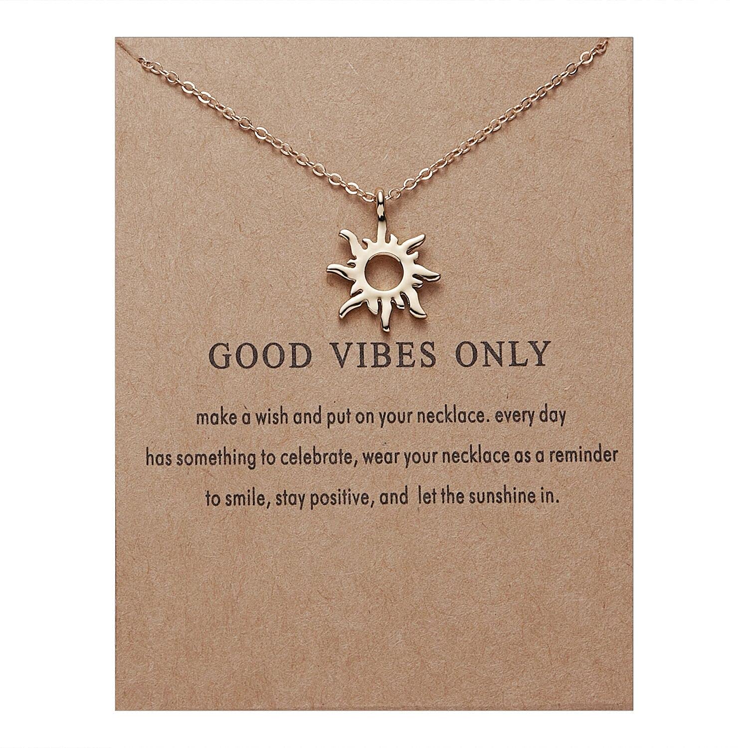 Good Vibes Only Pendant | Collection 2021 | Elegant Pendant | Fashion Jewelry | Gifting Jewelry | Style Jewelry | Minimal Jewelry | Unique Fashion Accessories | |-image-38