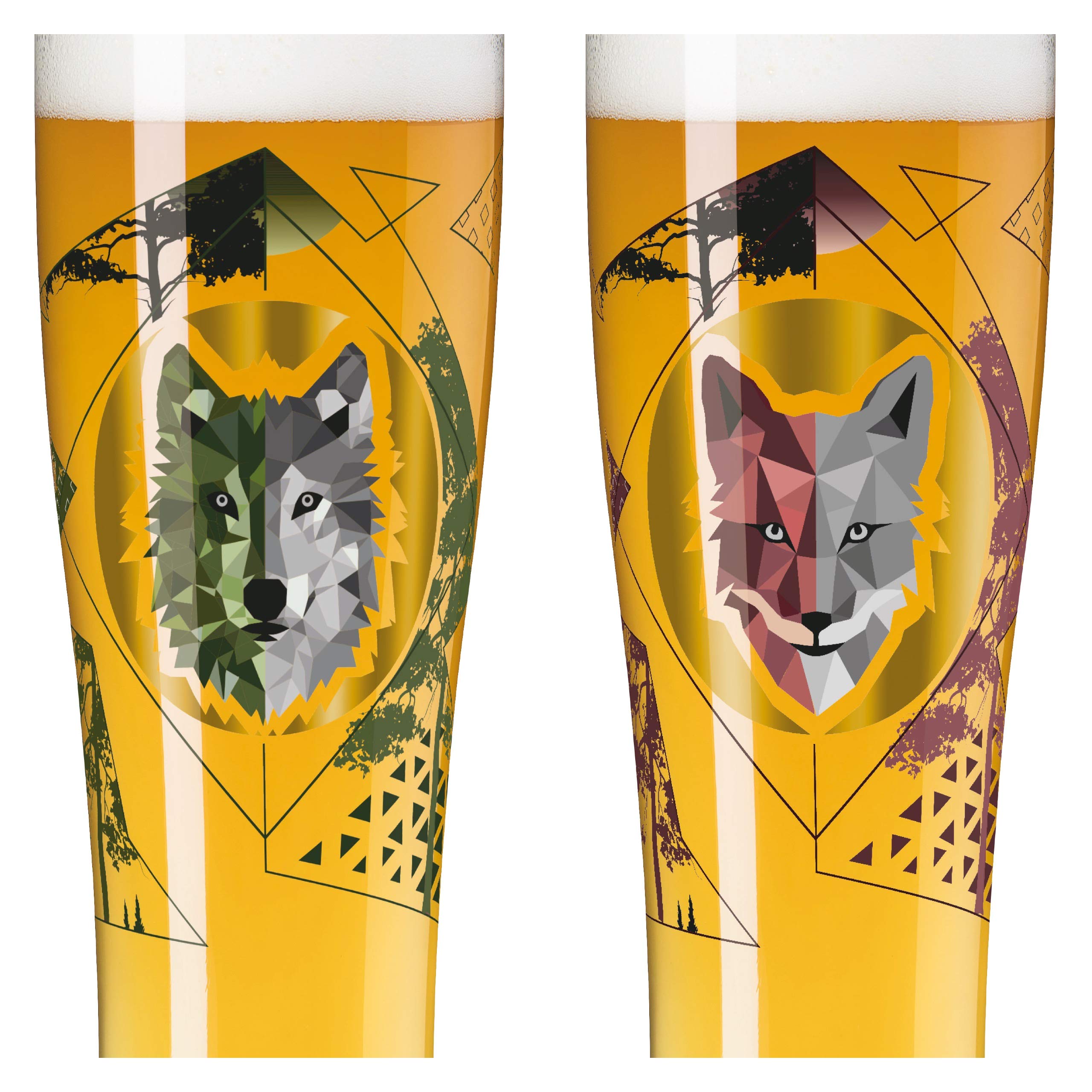 RITZENHOFF Verre à bière - Fabriqué en Allemagne | Réf. 3481002, Série Brauchzeit Set, 1 verre à bière 500 ml, en cristal, lave-vaisselle