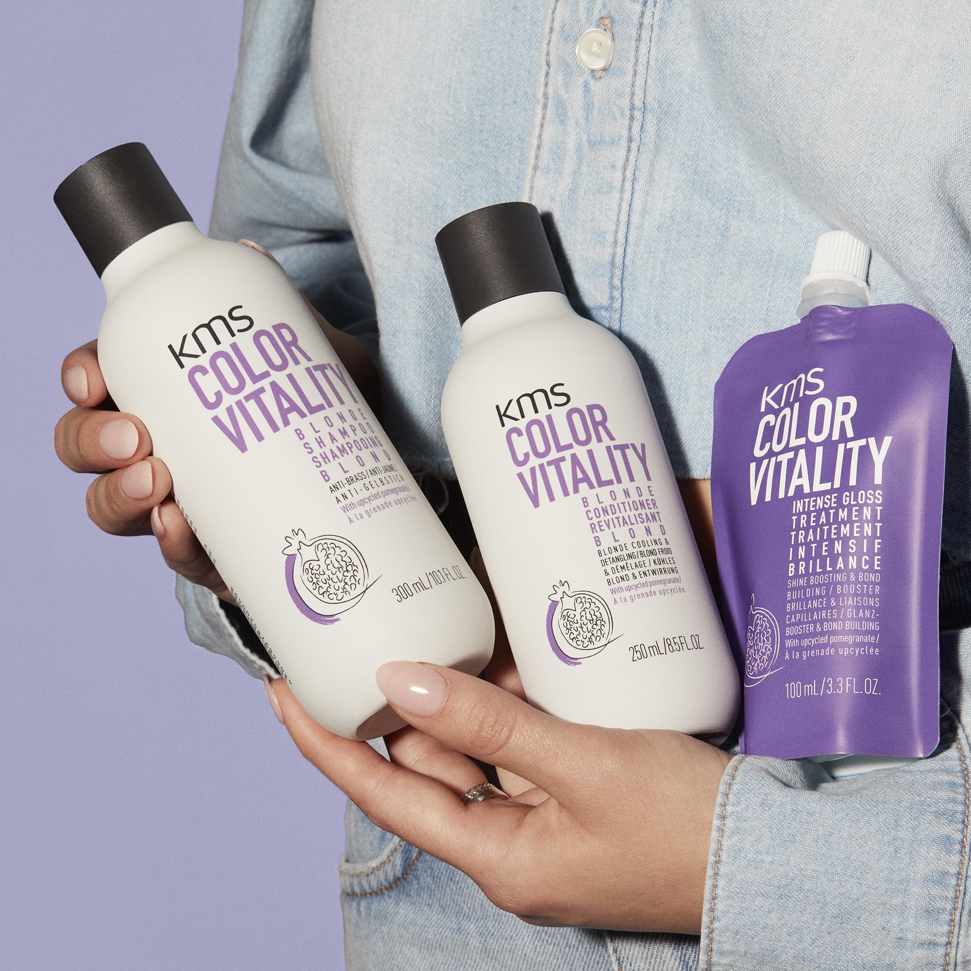 KMS ColorVitality - Blonde Shampoo 300ml - shampoo antigiallo per capelli biondi
