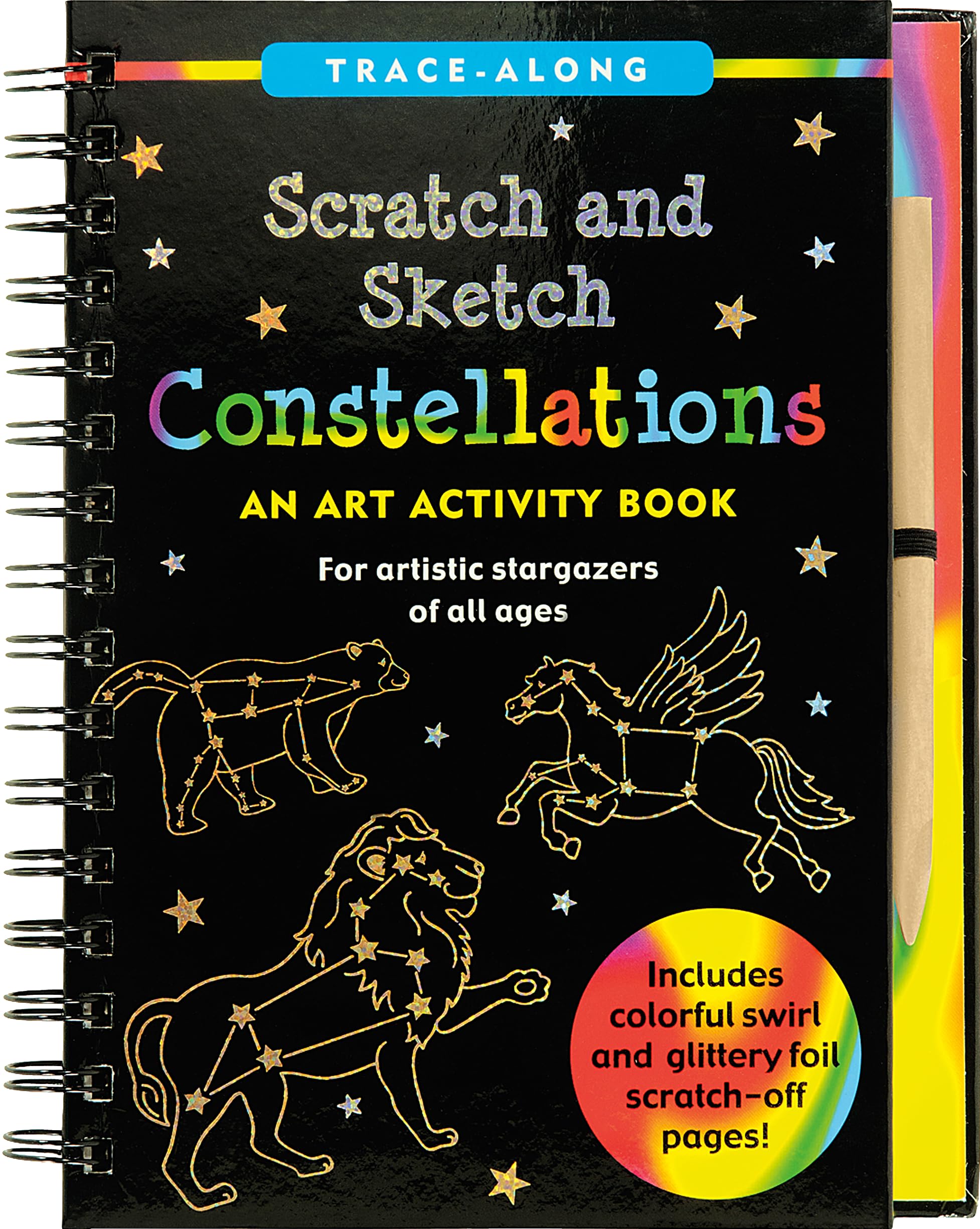 Constellations Scratch & Sketch (Art, Activity Kit) (Trace-Along Scratch and Sketch)