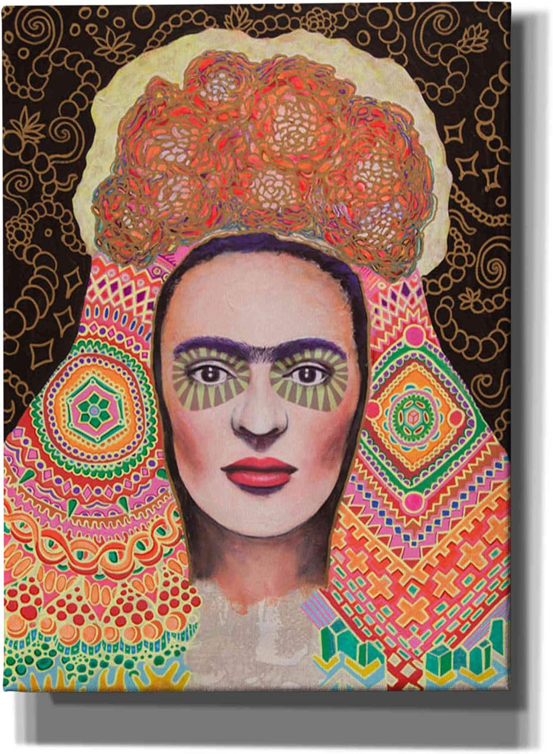Epic Graffiti 'Frida Santa Muerte' by Surma and Guillen, Canvas Wall Art, 12"x16"