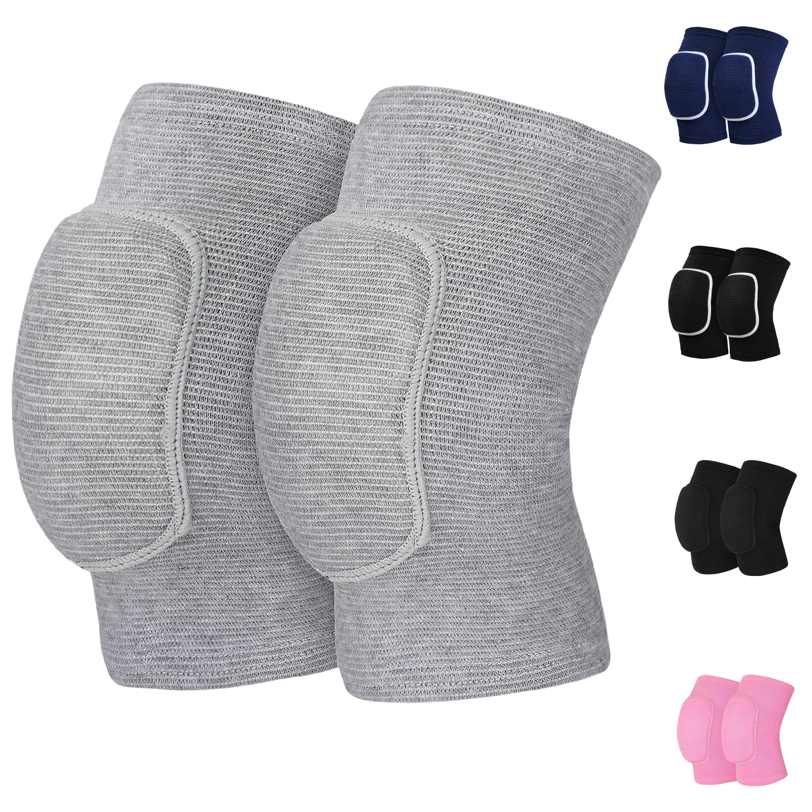 HISFFOG Volleyball Knee Pads for Women, Men, Youth, Girls, Kids, Knee Brace for Volleyball Basketball Football Dance Yoga Tennis Running Cycling