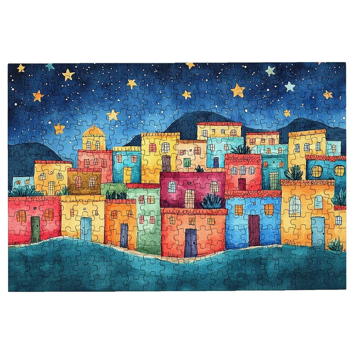 Puzzle 5000 Pezzi Notte stellata, Puzzle Retrò per Adulti, Puzzles in Legno Intrattenimento Creativo, Divertimento, Puzzles Educativi Classici con Confezione di Alta Qualità Idea Regalo Donna -2816