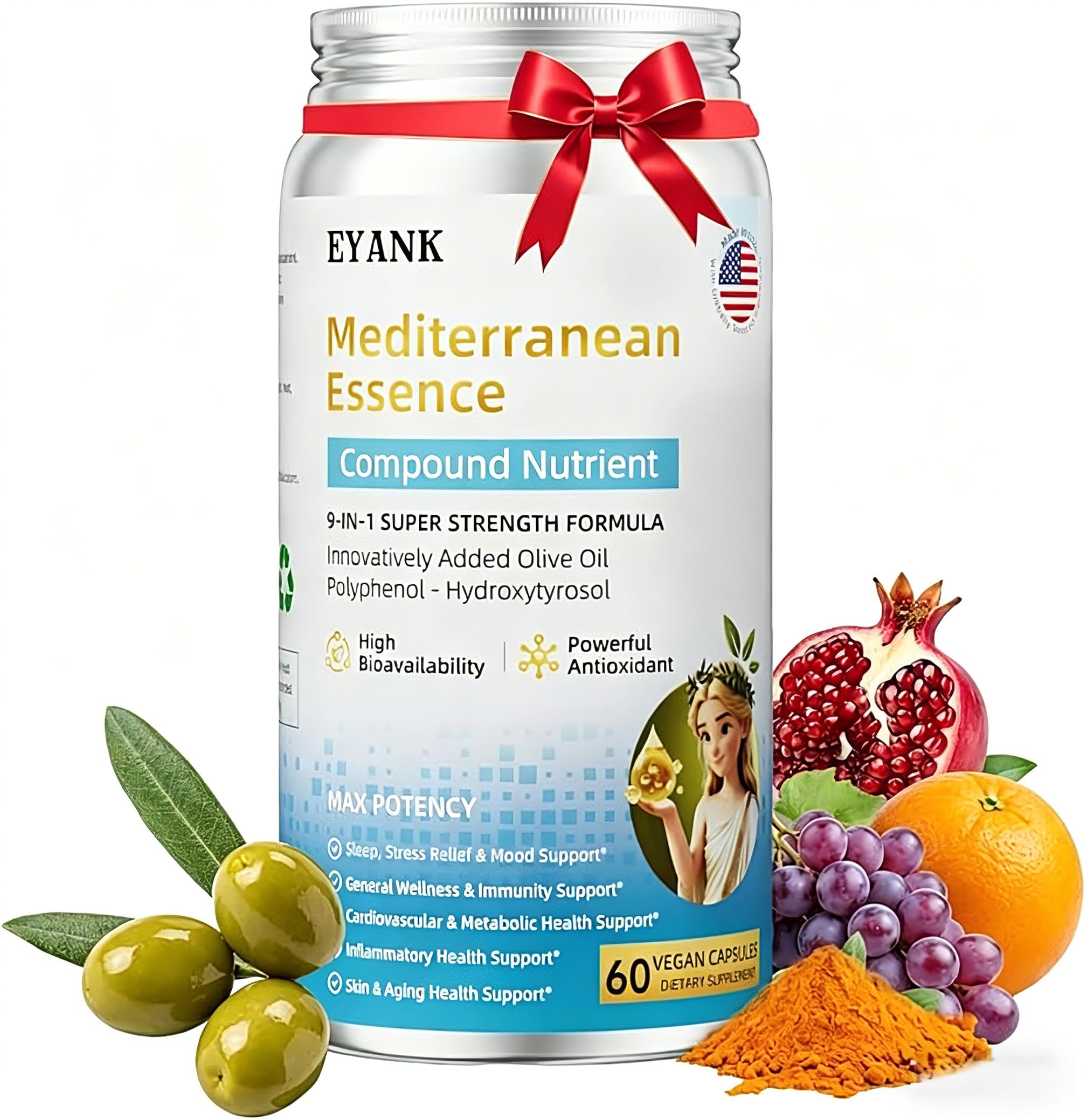 Olive Leaf Extract Supplement - 25% Hydroxytyrosol Supplement