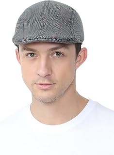 FabSeasons Checkered Casual Golf Flat Caps & Hats for Mens Price In India