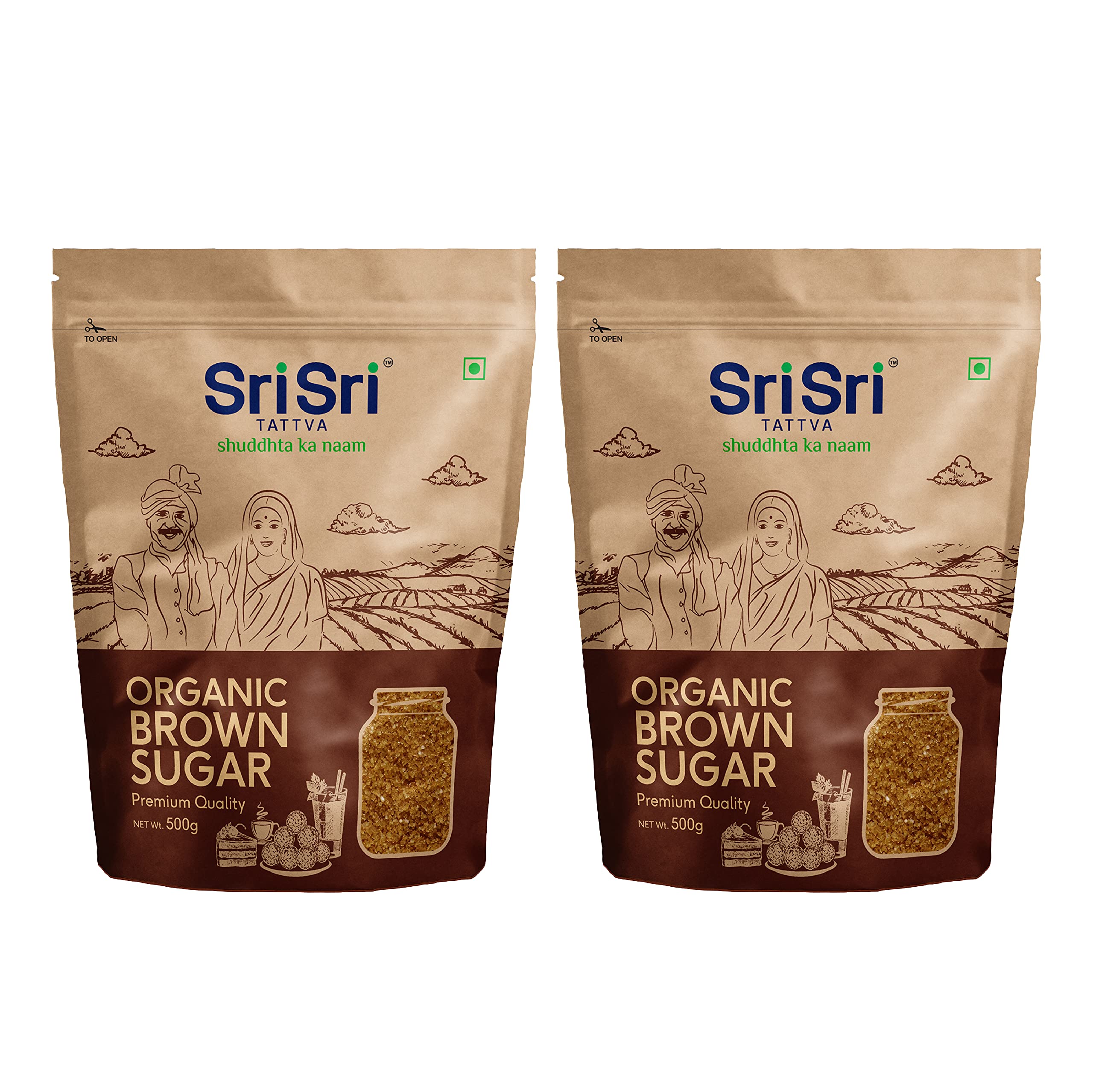 Sri Sri Tattva Shuddhta Ka Naam Organic Brown Sugar 500g