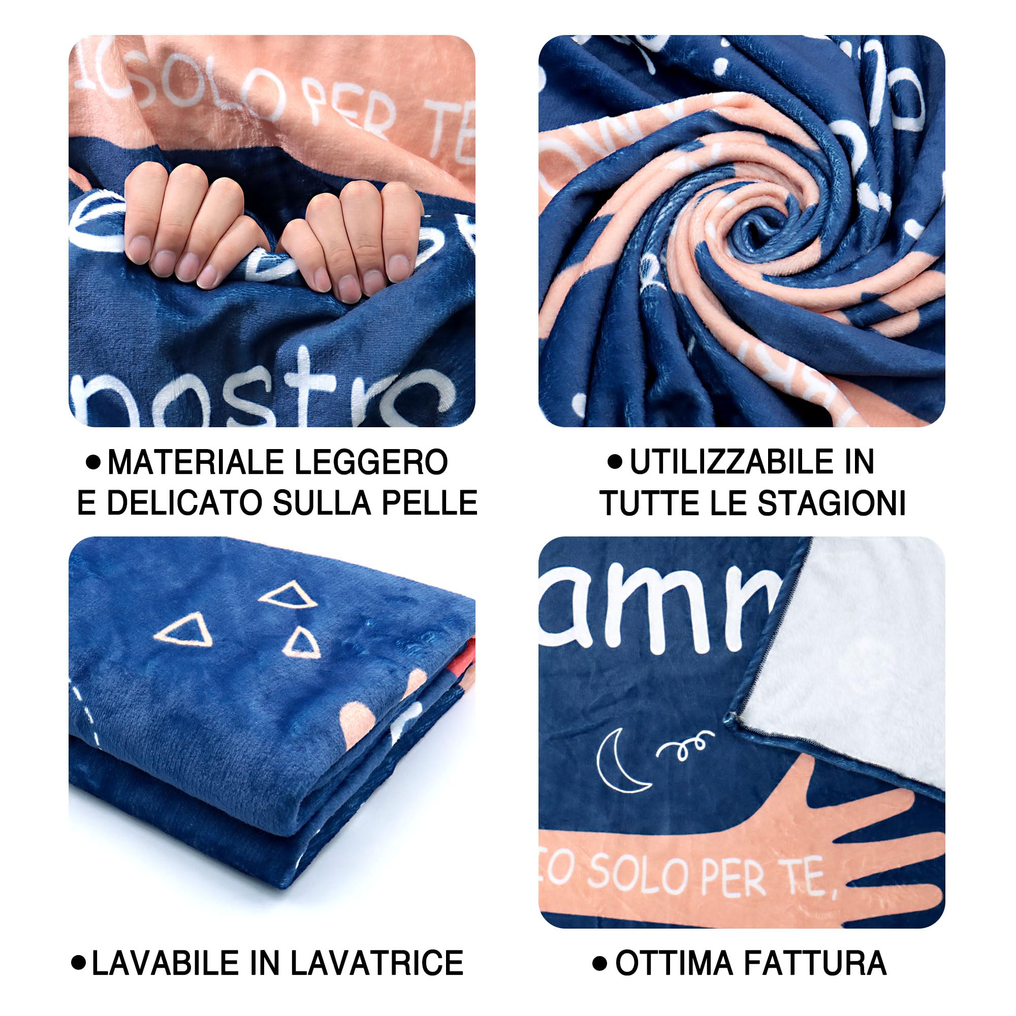 Alla mia Moglie Questo è un abbraccio solo per te per quando siamo lontani Per ricordarti che ti amo E che sei sempre nel mio cuore Coperta per la Moglie Compleanno San Valentino Regalo di Natale