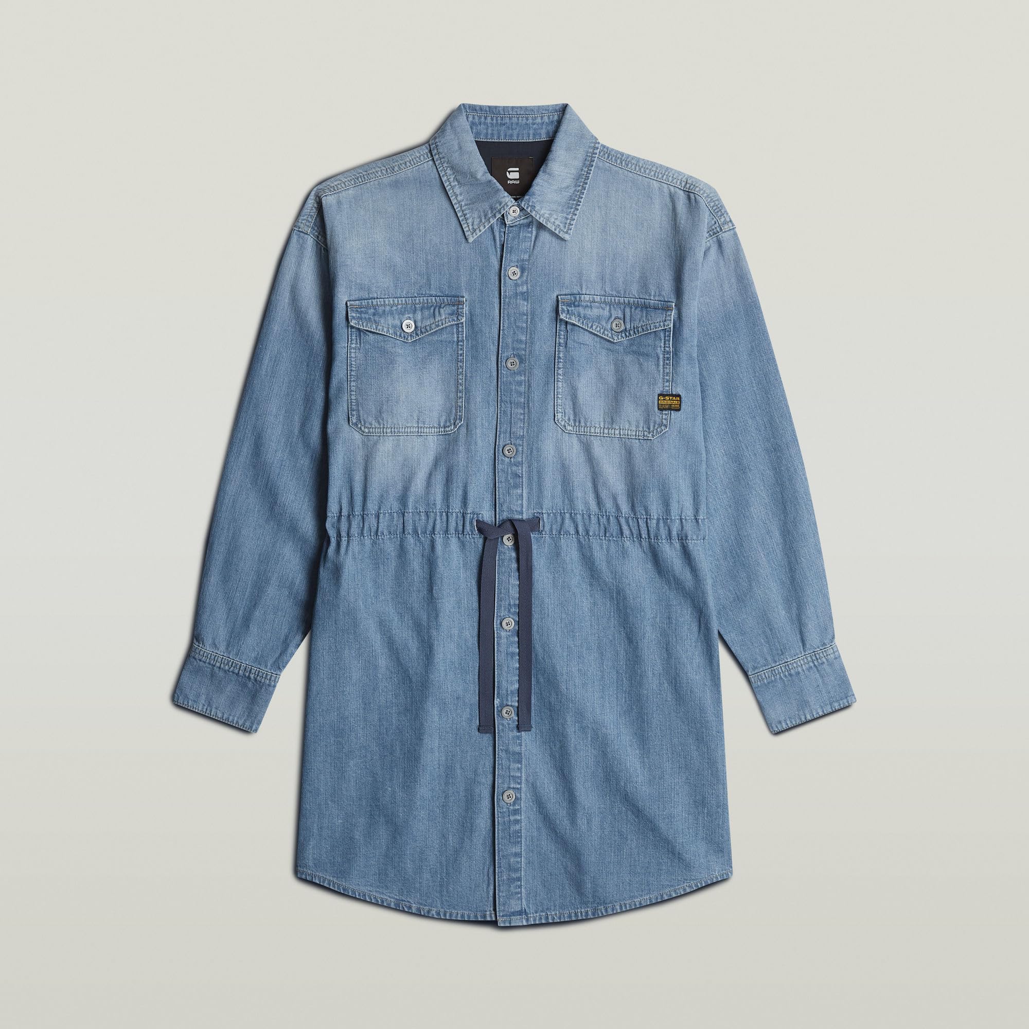 G-Star Damen Relaxed Drawcord Denim Dress