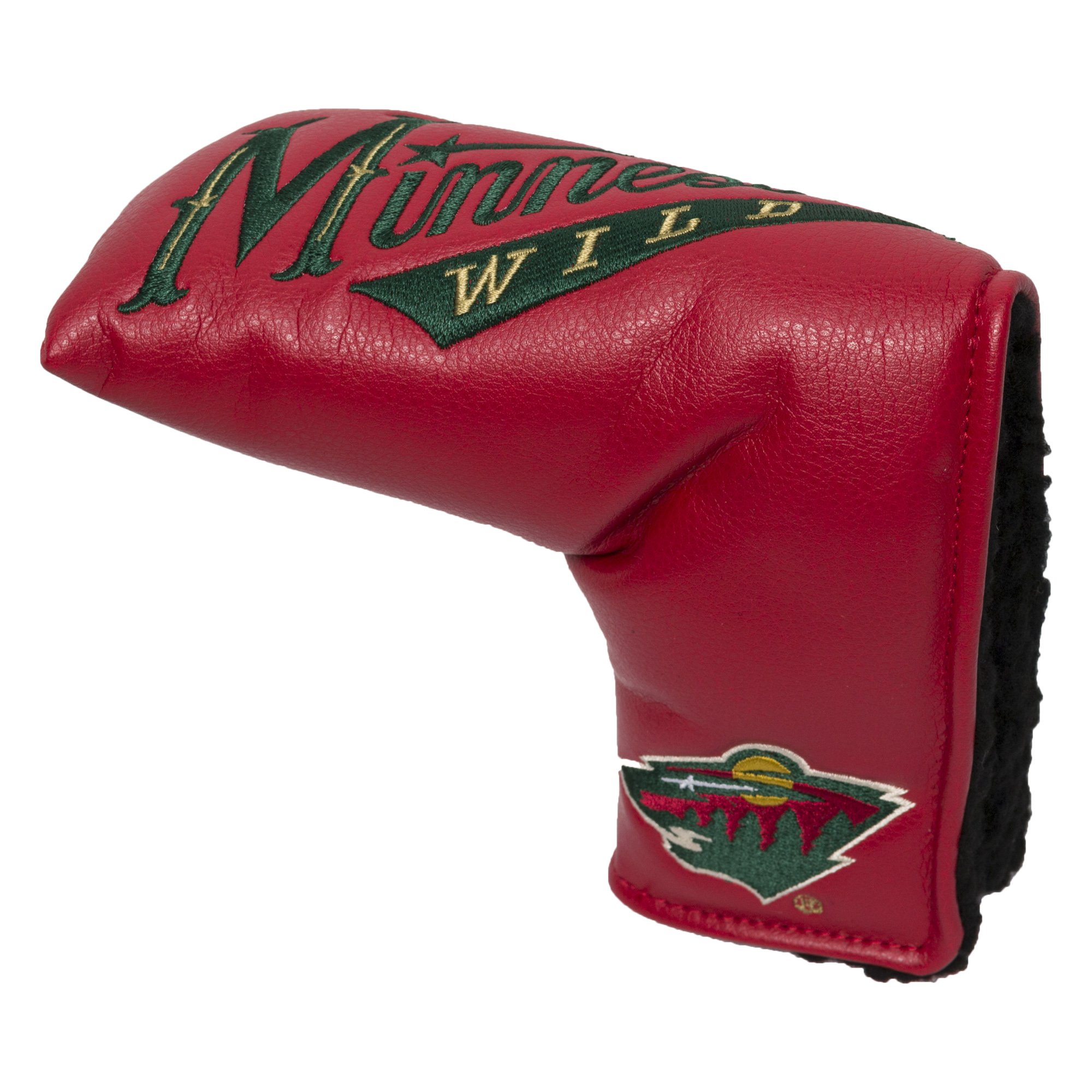 Team Golf NHL Minnesota Wild Vintage Blade Putter Cover Golf Club Vintage Blade Putter Headcover, Form Fitting Design, Fits Scotty Cameron, Taylormade, Odyssey, Titleist, Ping, Callaway