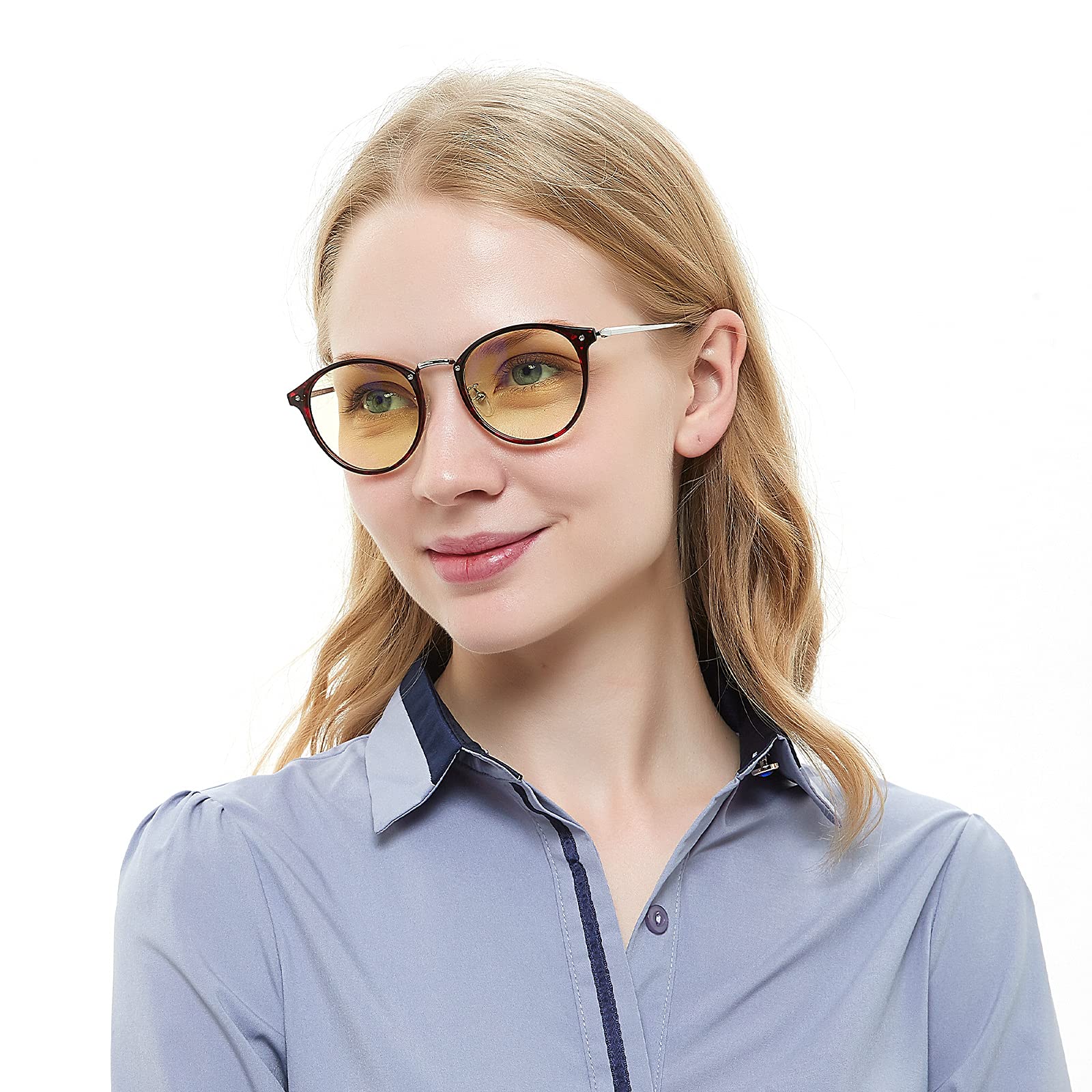 UpaClaireBlue Light Blocking Glasses Women/Men, Computer Gaming Glasses, Reduce Eyes Fatigue
