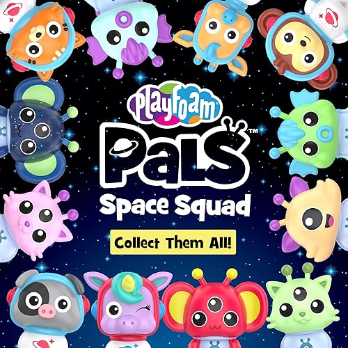 Miniatura 6 de Educational Insights Playfoam Space Squad Galaxy Pack con Blue Rover no tóxico, nunca se seca, incluye Playfoam con lentejuelas + espuma de juego