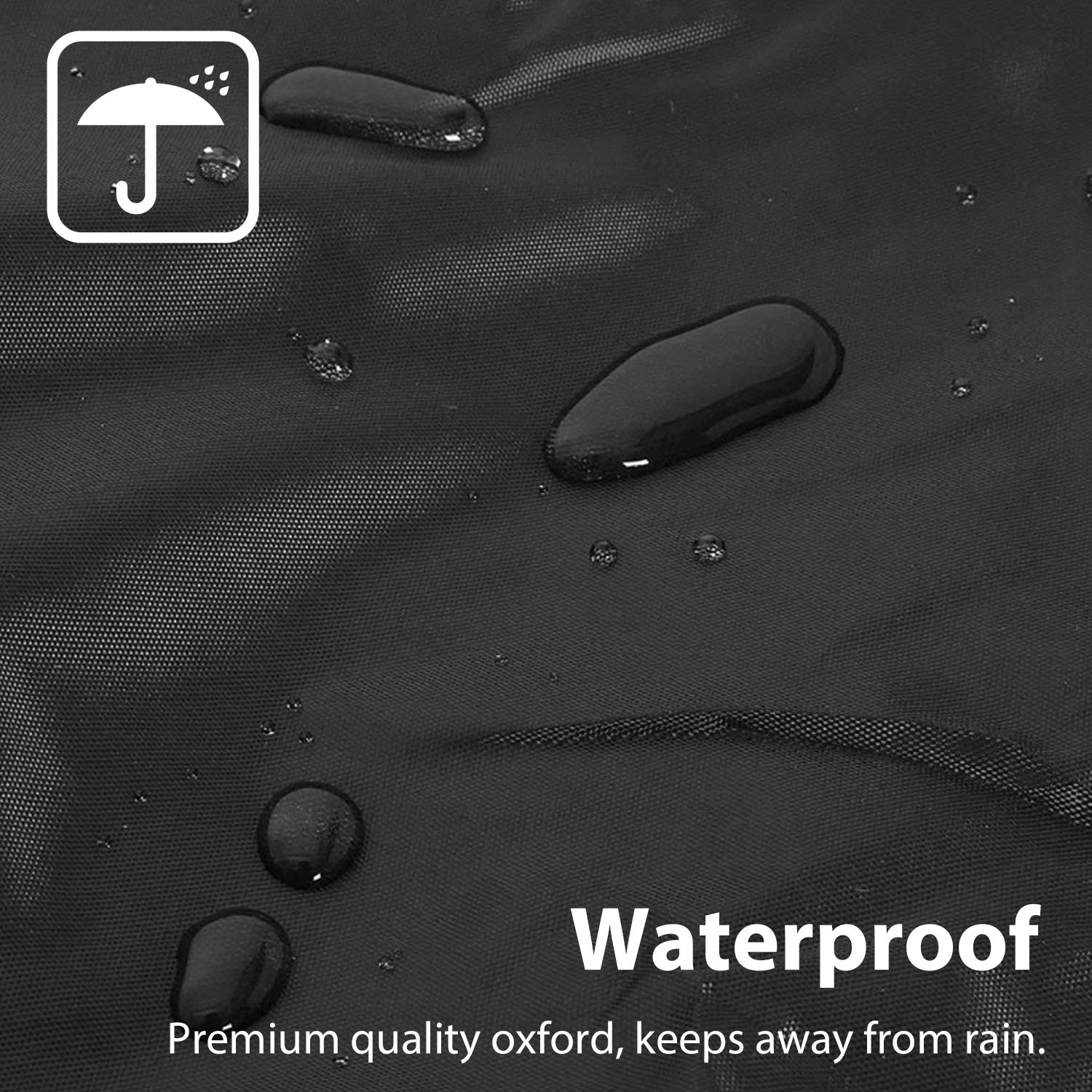 Funda para Barbacoa Funda para Muebles de Jardín Impermeable Oxford Tela Barbacoa Universal para Anti-Viento/UV, Size L(250 * 250 * 90cm)
