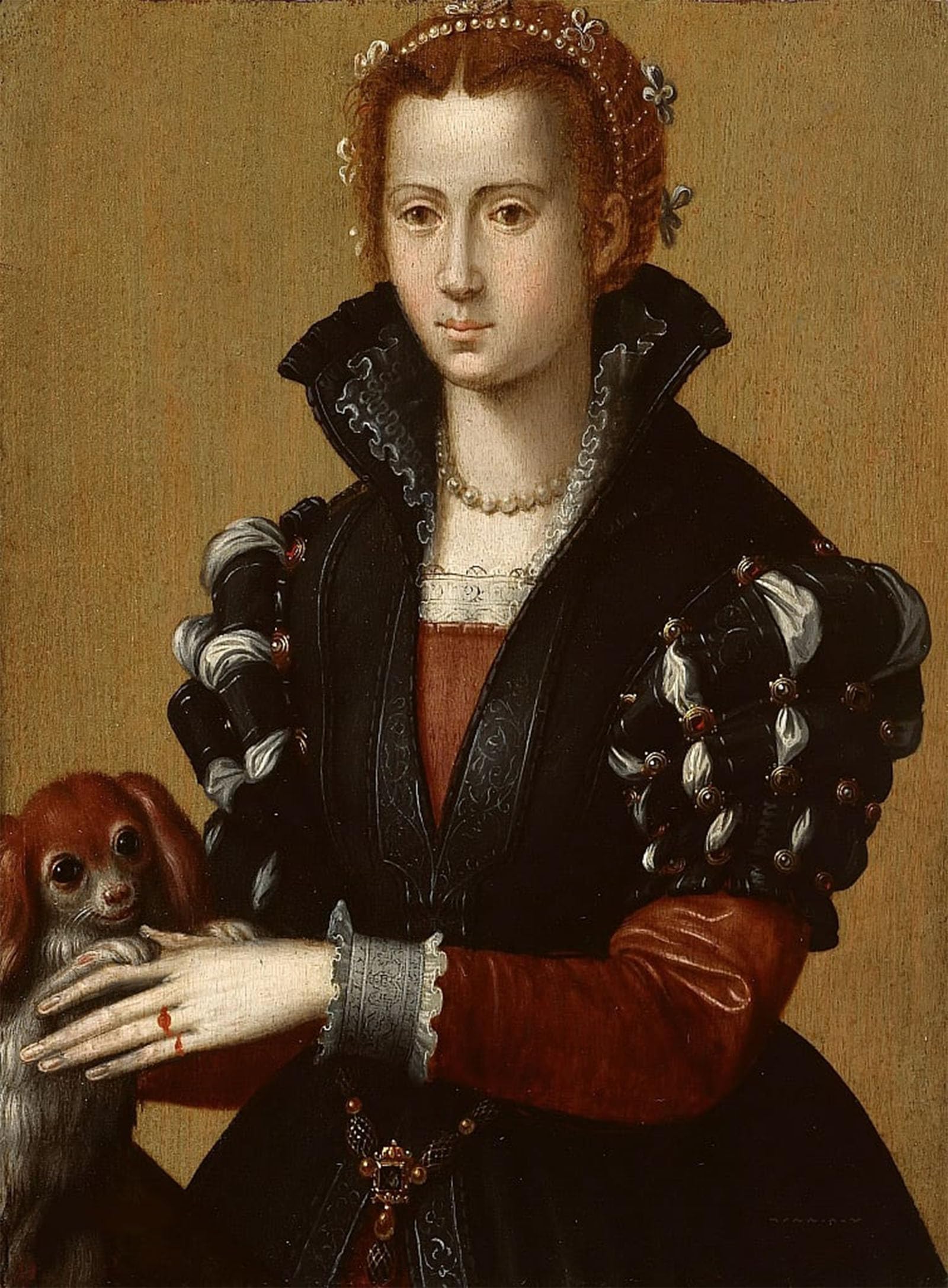 POSTERIIk Famous Print Pop Art Wall Art Graffiti Portrait of Eleanor of Toledo by Alessandro Allori Art Prints for Home Decor 60x90cm
