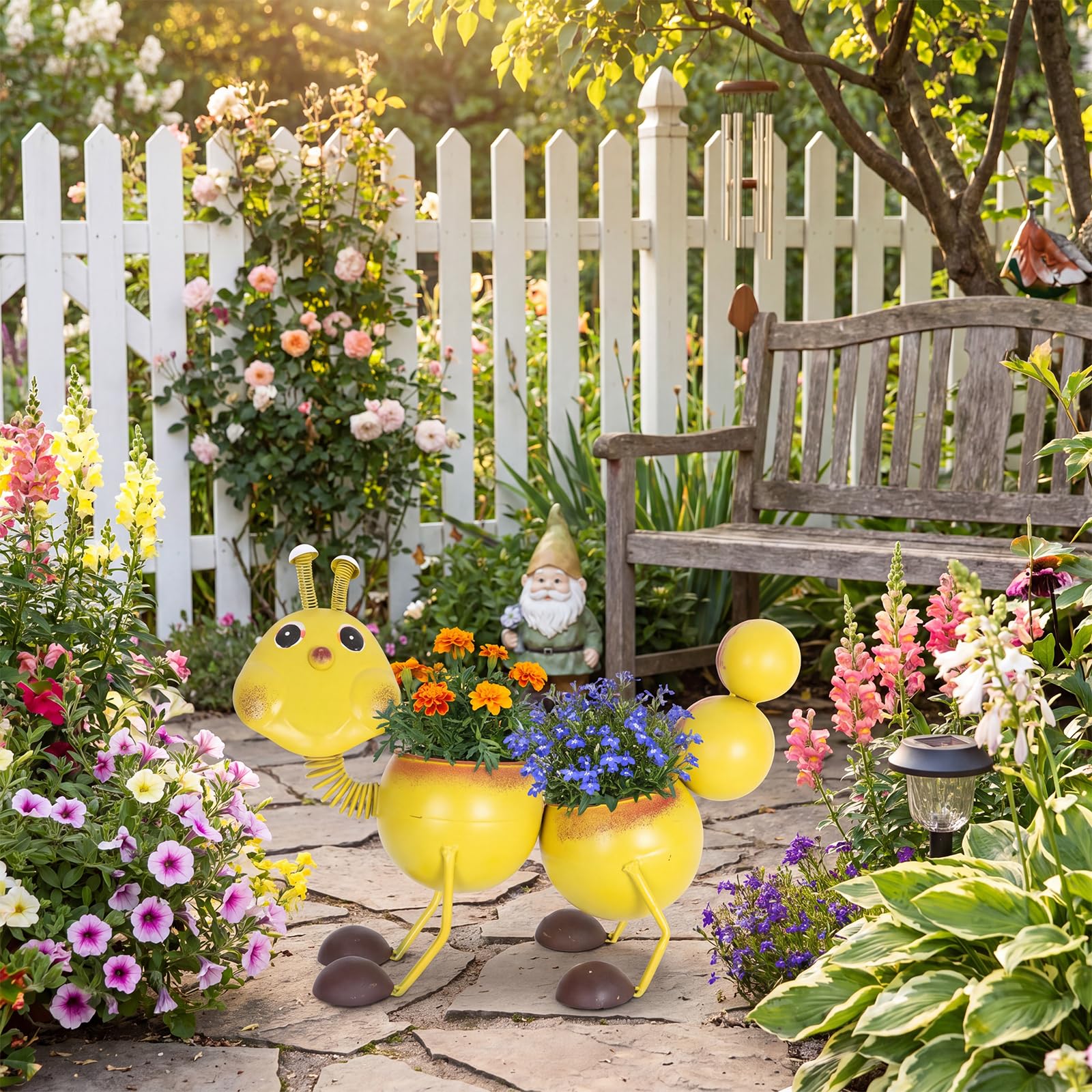 Divertenti vasi da fiori da giardino con sculture anime (B)