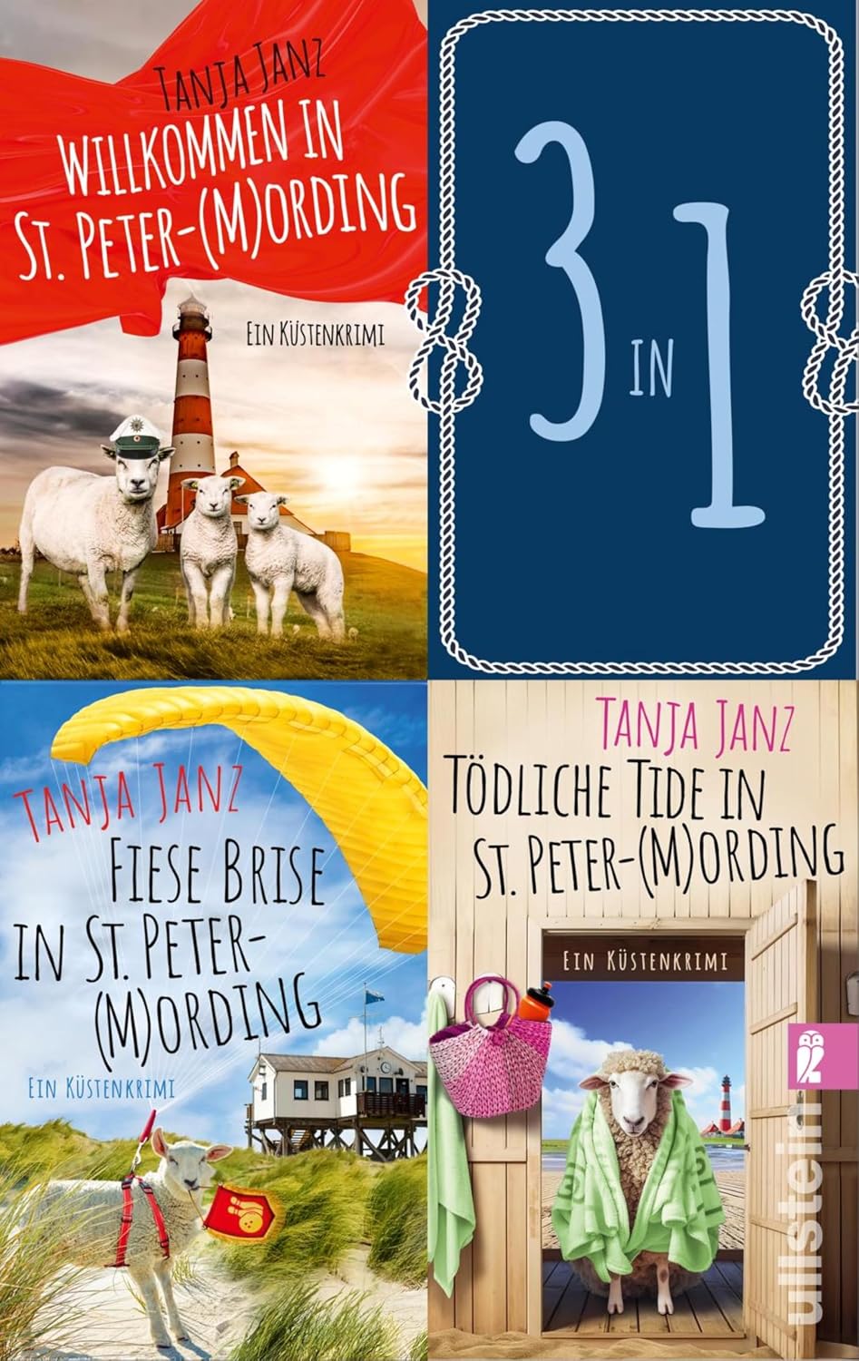 St. Peter (M)Ording-Bundle: Willkommen in St. Peter-(M)Ording & Fiese Brise in St. Peter-(M)Ording & Tödliche Tide in St. Peter-(M)Ording | Drei Küstenkrimis der Bestseller-Autorin (German Edition)