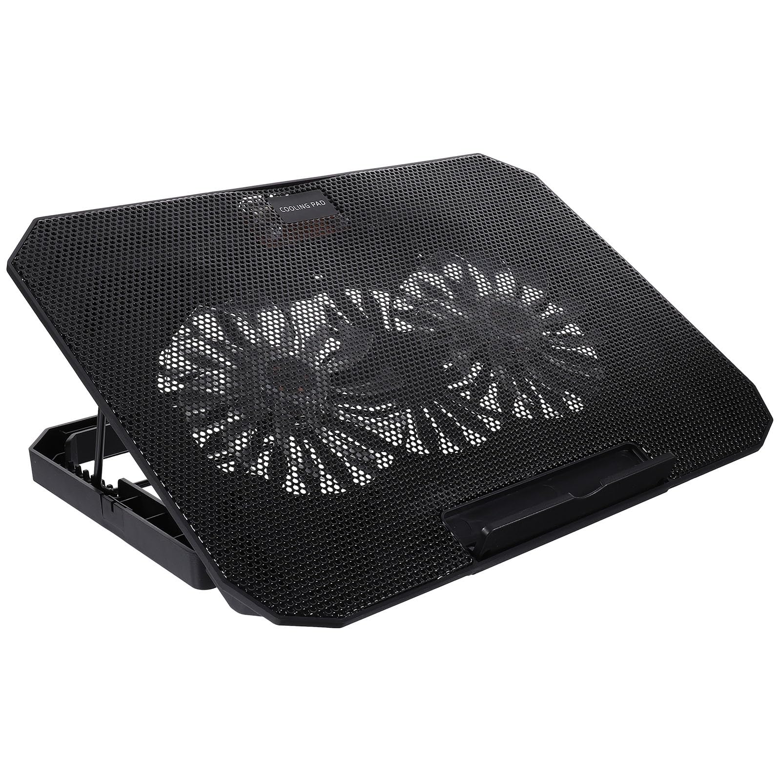 Ipetboom Refroidisseur USB pour Ordinateur Portable 14-156 Pouces Support Ventilé en ABS Léger 4 Vitesses Réglables Radiateur Silencieux Portable Bureau