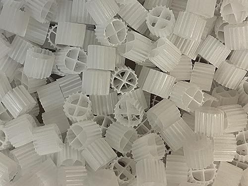 K1 Bio Filter Media Moving Bed Biofilm Reactor (MBBR) para acuaponía, acuicultura, hidroponía - estanques - acuarios por Wholesale Koi Farm, 1 pie