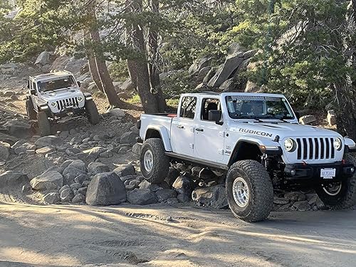 Miniatura 3 de SPIDERWEBSHADE Parasol de malla para Jeep compatible con Jeep Gladiator JT de 4 puertas (2018 -actual), fabricado en los Estados Unidos, parasol de