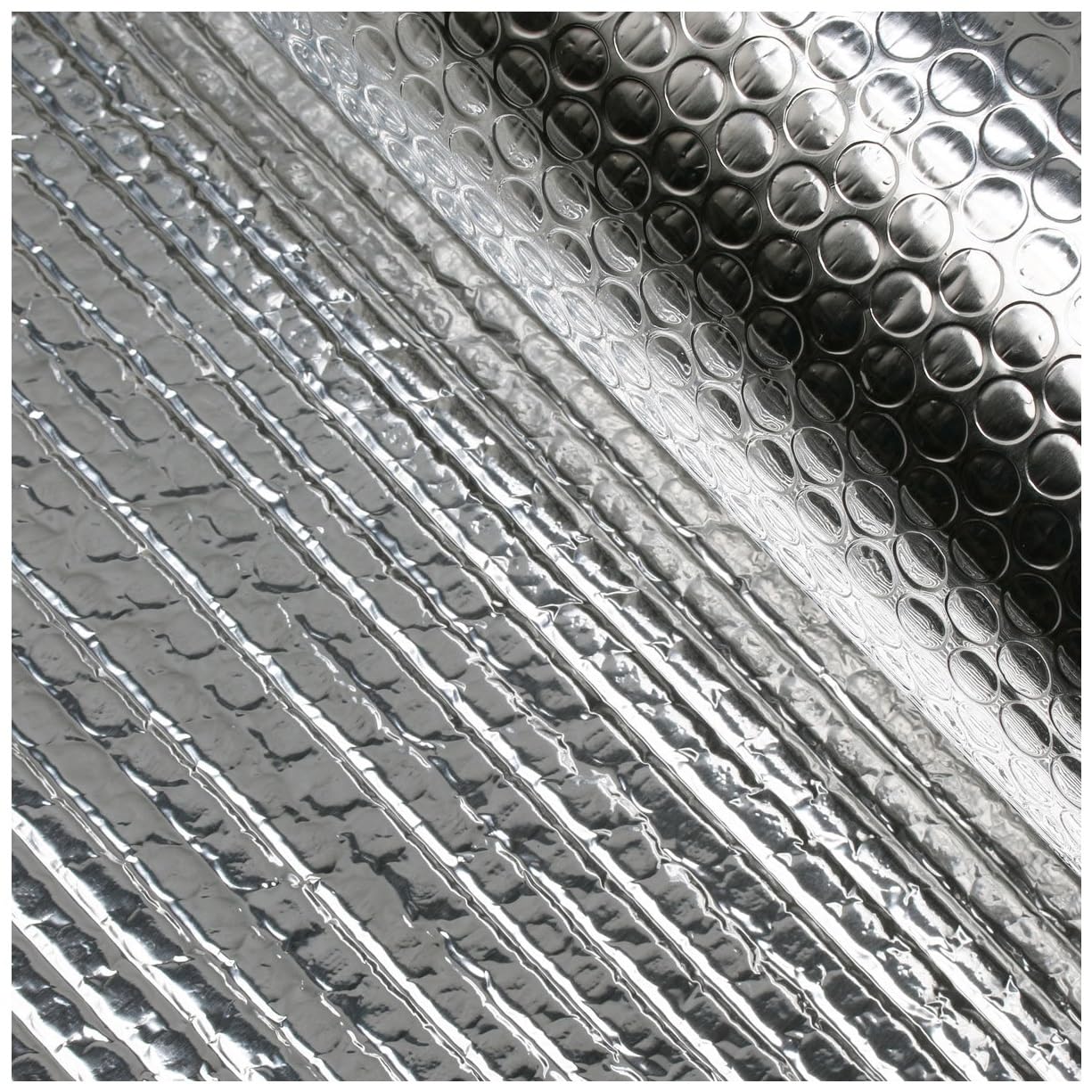 Foil Insulation Double Bubble Reflective Insulation Self-adhesive Insulation Foil Double Bubble Reflective Foil Insulation Aluminium Foil Foam Insulation Thermal Film Roll Waterproof ( Size : 1x5m )