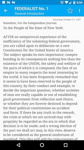 The Federalist Papers US