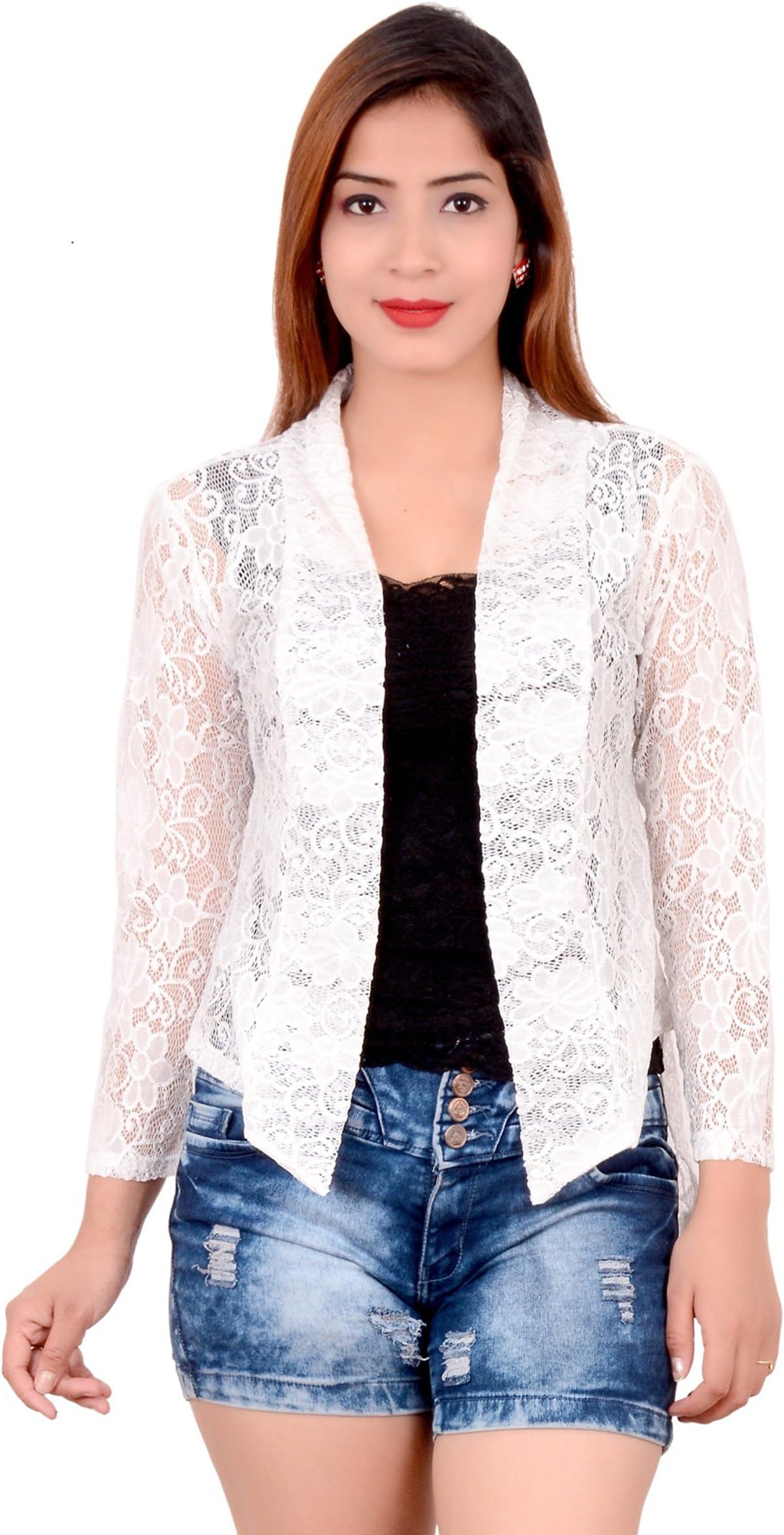 Fashion Wing Women's Net Shrug