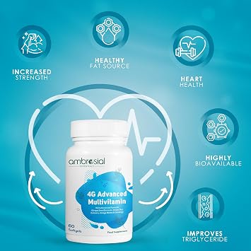 AMBROSIAL Multivitamin Tablets (Pack of 1-60 Softgels)