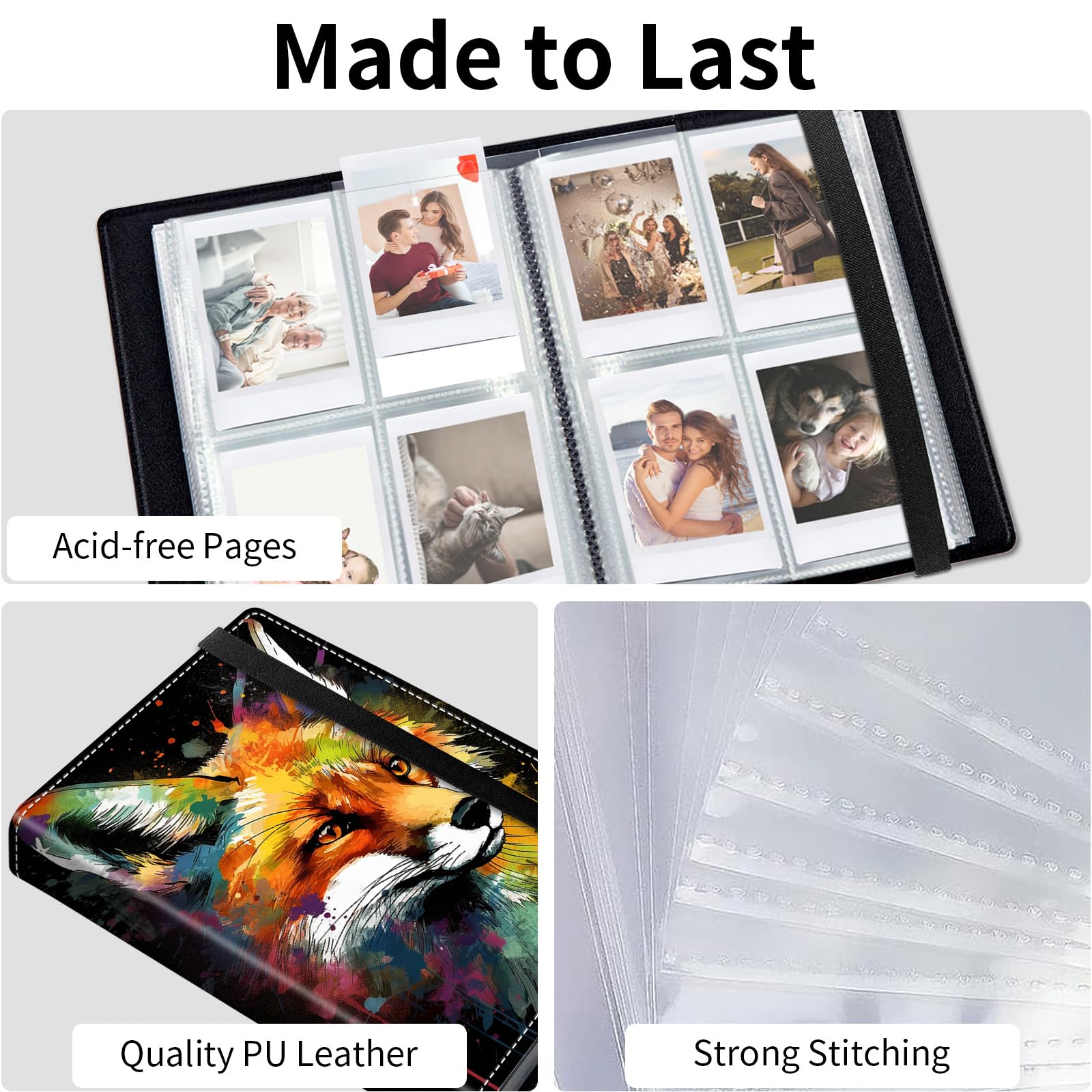 Amazon.com: RAUEDWDJS Photo Album Compatible with Fujifilm Instax