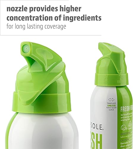 Miniatura 3 de Sof Sole Fresh Fogger Zapatos bolsa de gimnasio y spray desodorante 3 onzas 2 unidades