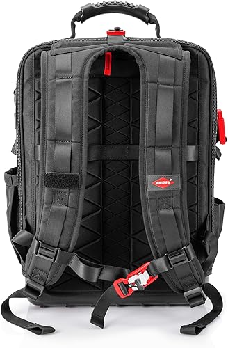 KNIPEX Modular X18 Tool Backpack, Empty, 58 Inserting Options, 18 L Volume, Laptop Pocket, Waterproof Molded Bottom, 530 x 340 x 210 mm, 00 21 50 LE - 5