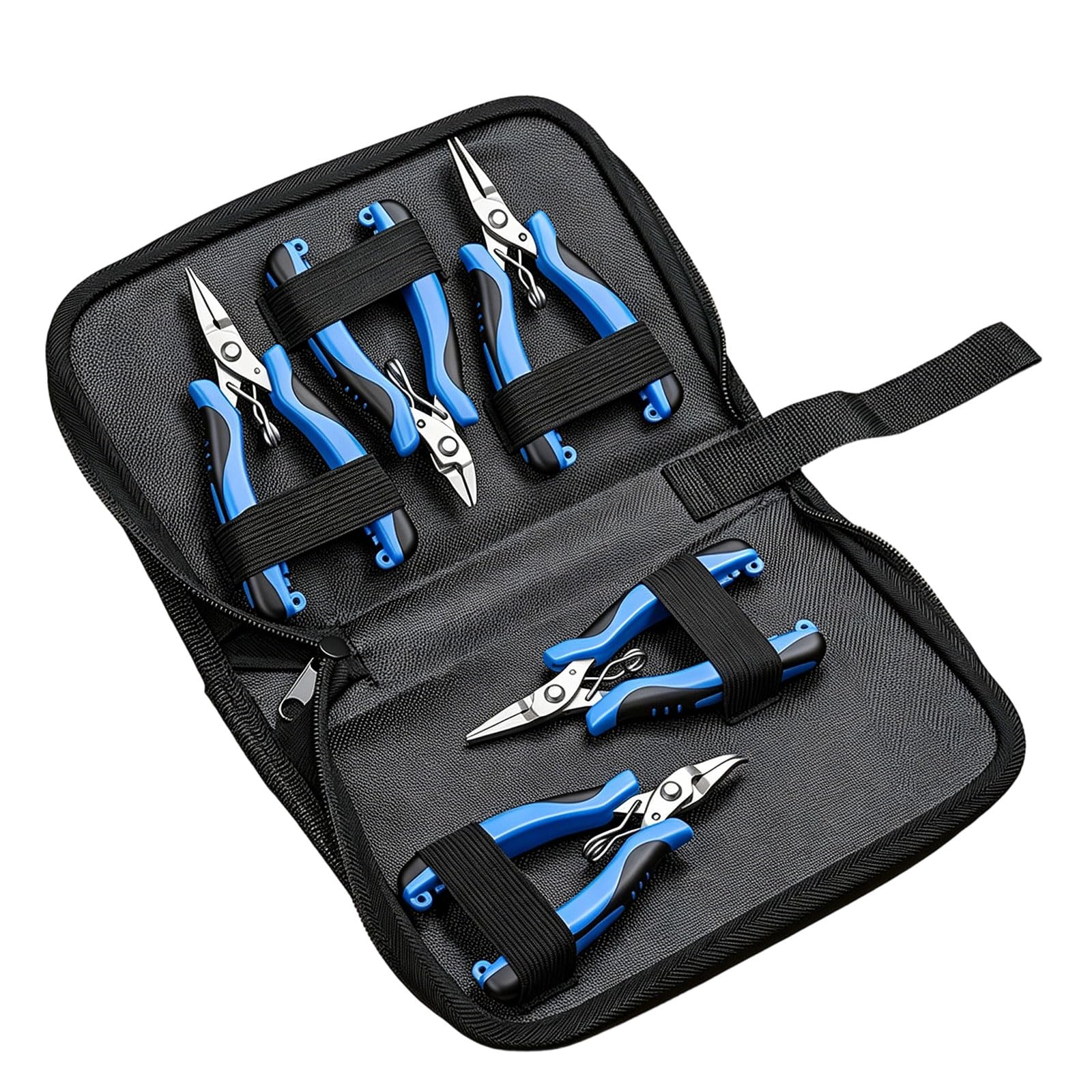 Yjcnelcr Two Color Blue And B Compact Wire Cutting Pliers With Suitable For Diyer And Electronic Repairs Accurate Cutting Tasks Rustproof Steel Wire Pliers