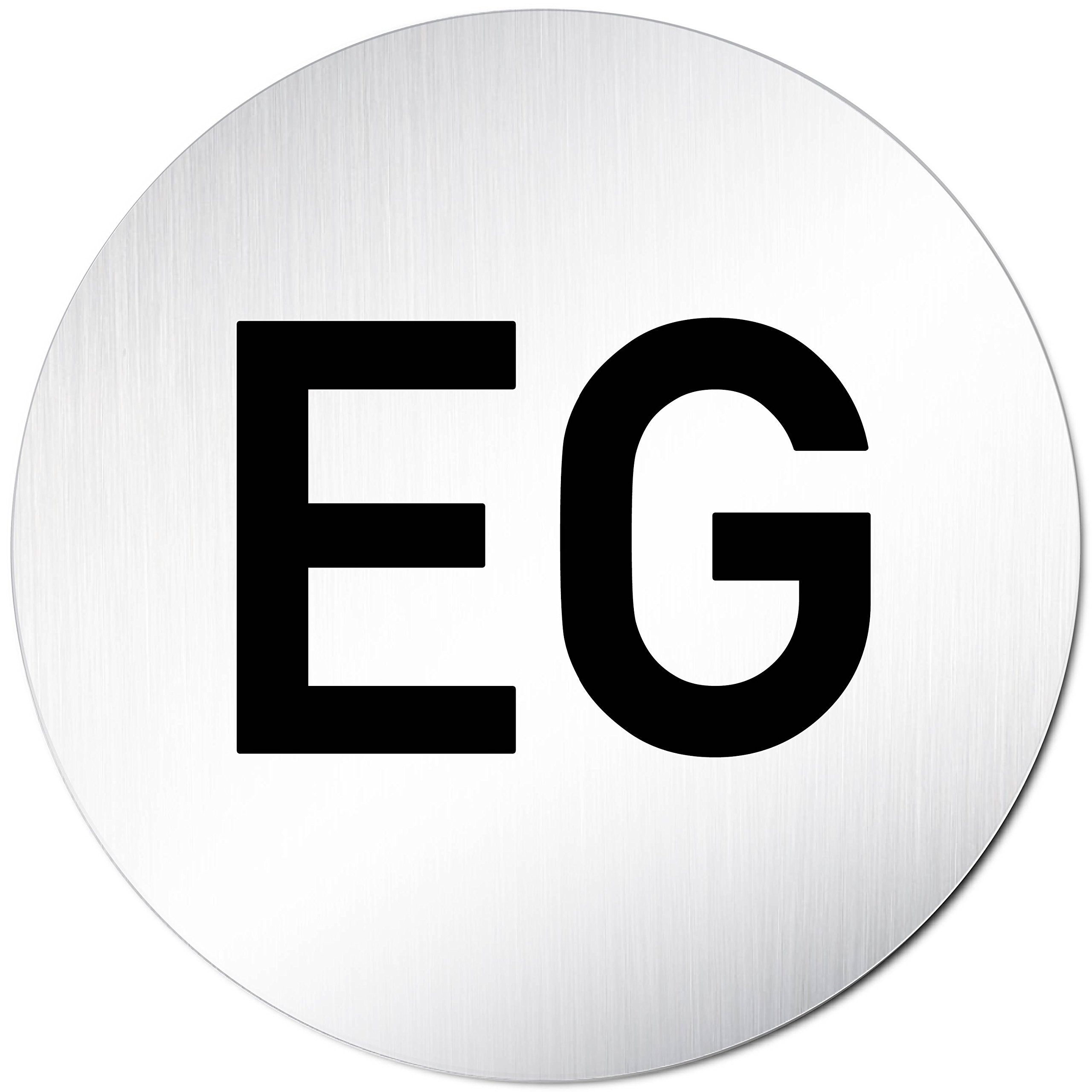 Türschild Küche 100mm - Aluminium Vollmaterial Made In Germany