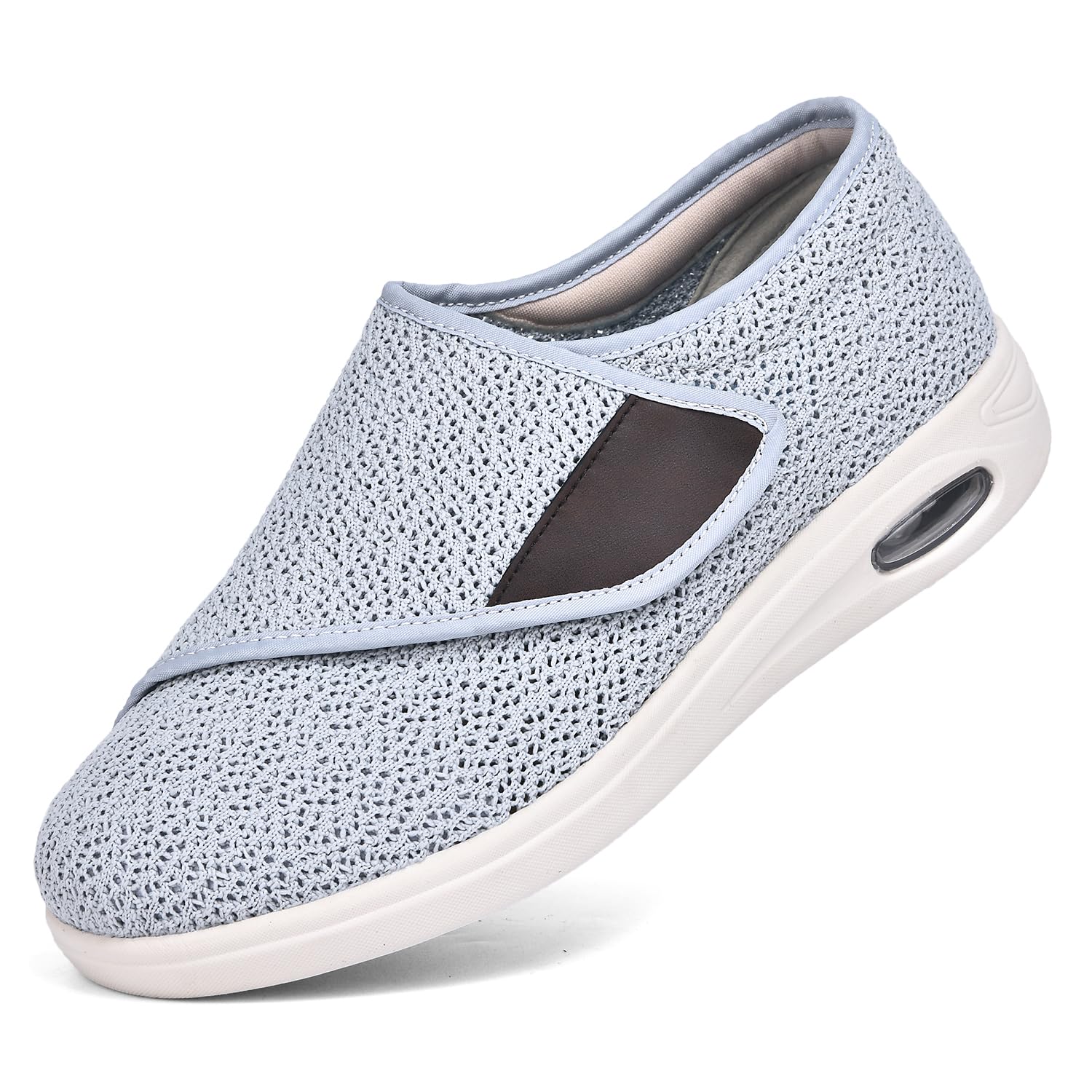 Scarpe da Ginnastica da Passeggio Extra Larghe Facili da Indossare E Togliere con Memory Foam Scarpe Ortopediche in Rete Traspirante per Anziani con Piedi Gonfi Edema E Memory Foam (A14970)