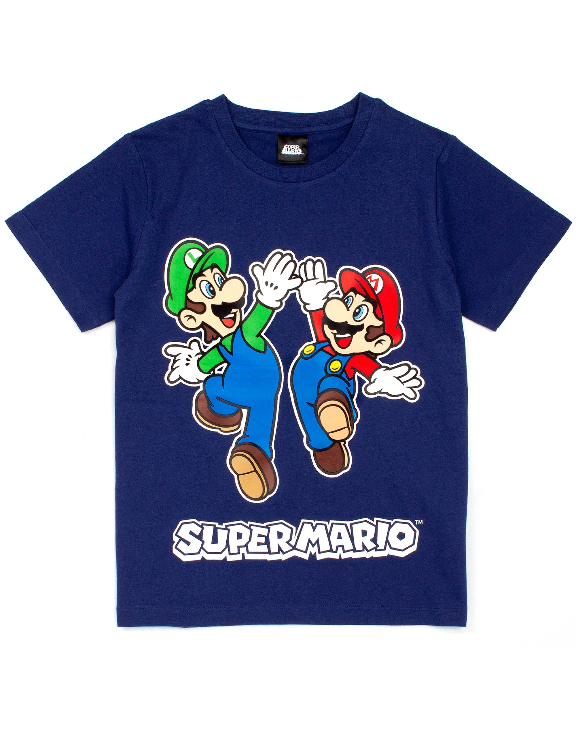 Super Mario Nintendo Pajamas Boys Kids Luigi Bleu ou Red Short PJS